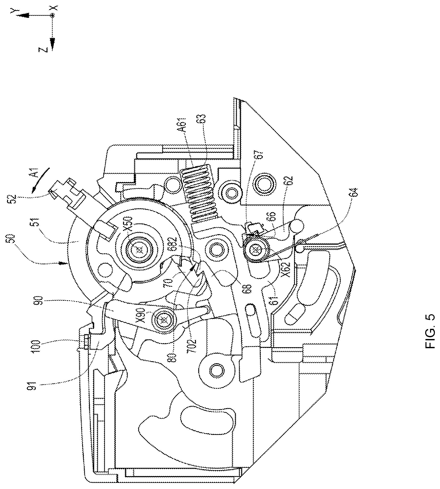 Patent US12308193 Figure 5 – Resetting RCD mechanism by the handle