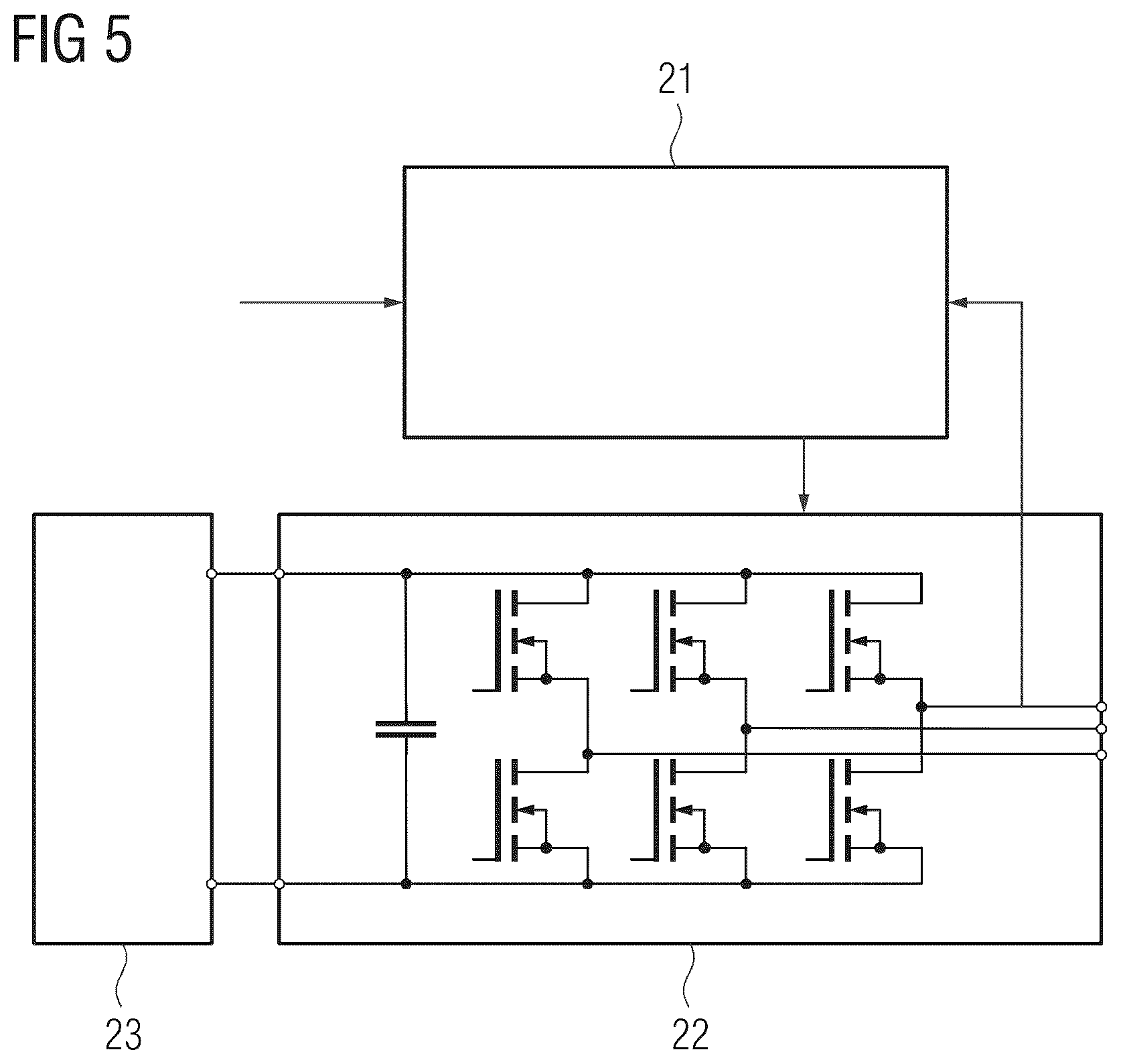 Patent US12308201 Figure 5 – Brushless drive system for a rotary anode arrangement of an x-ray tube