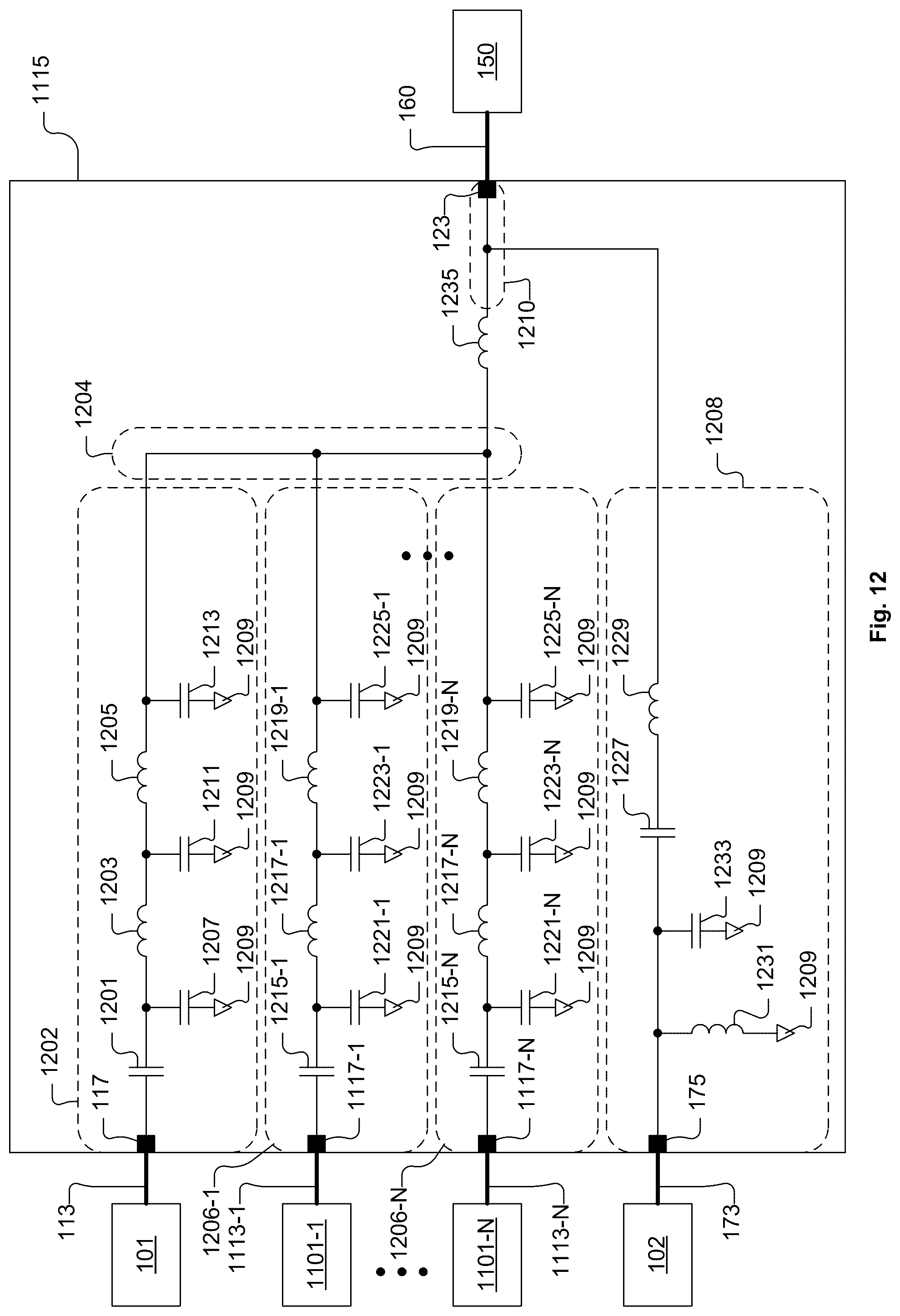 Patent US12308211 Figure 12 – Systems and methods for use of low frequency harmonics in bias radiofrequency supply to control uniformity of plasma process results across substrate