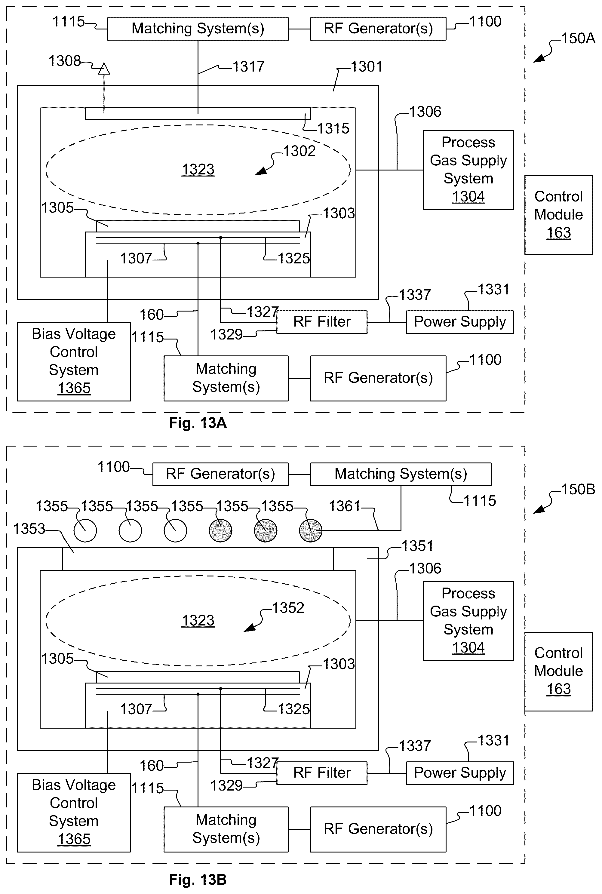 Patent US12308211 Figure 13 – Systems and methods for use of low frequency harmonics in bias radiofrequency supply to control uniformity of plasma process results across substrate