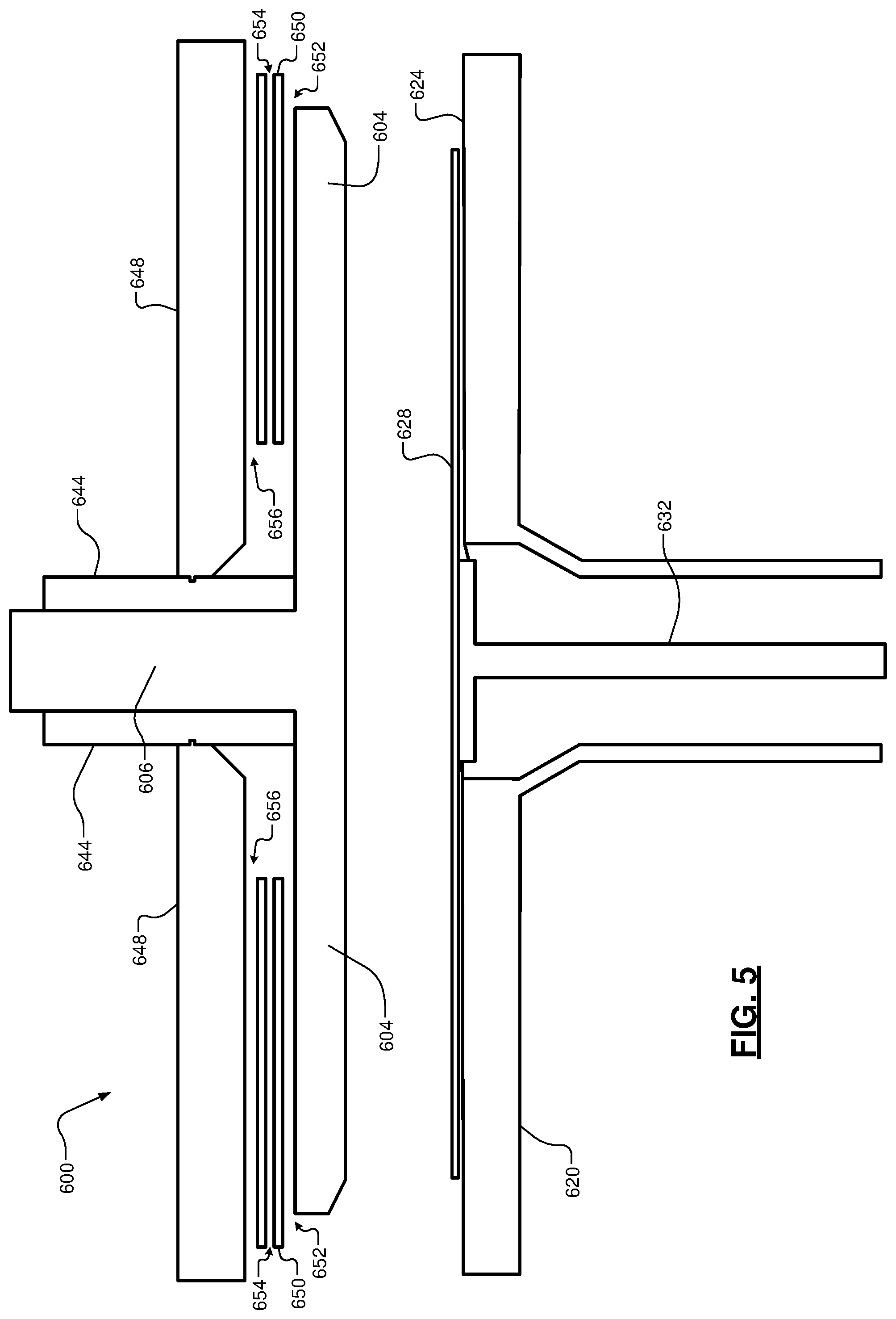 Patent US12308216 Figure 5 – Mechanical suppression of parasitic plasma in substrate processing chamber