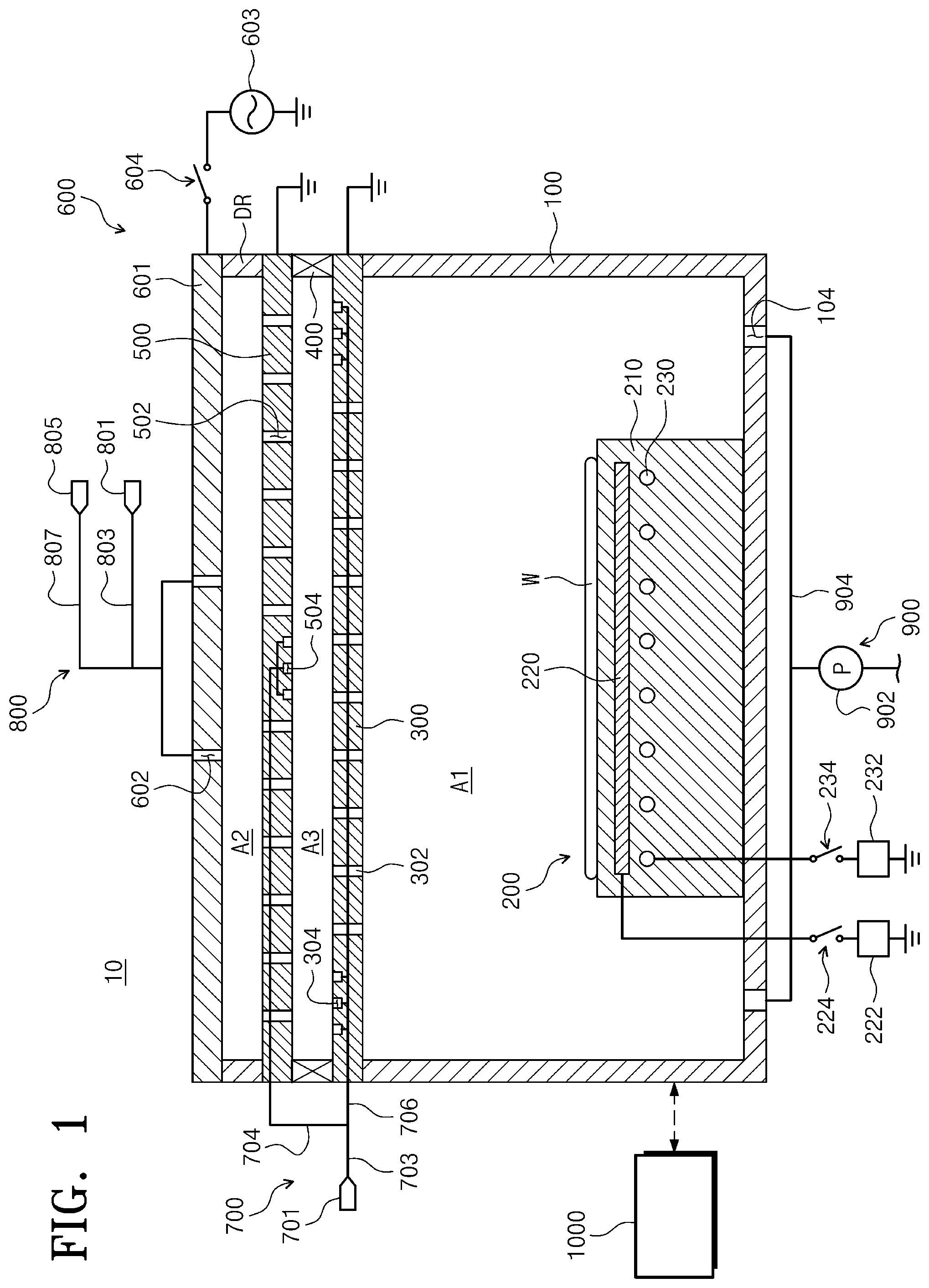 Patent US12308219 Figure 1 – Substrate treating method and substrate treating apparatus