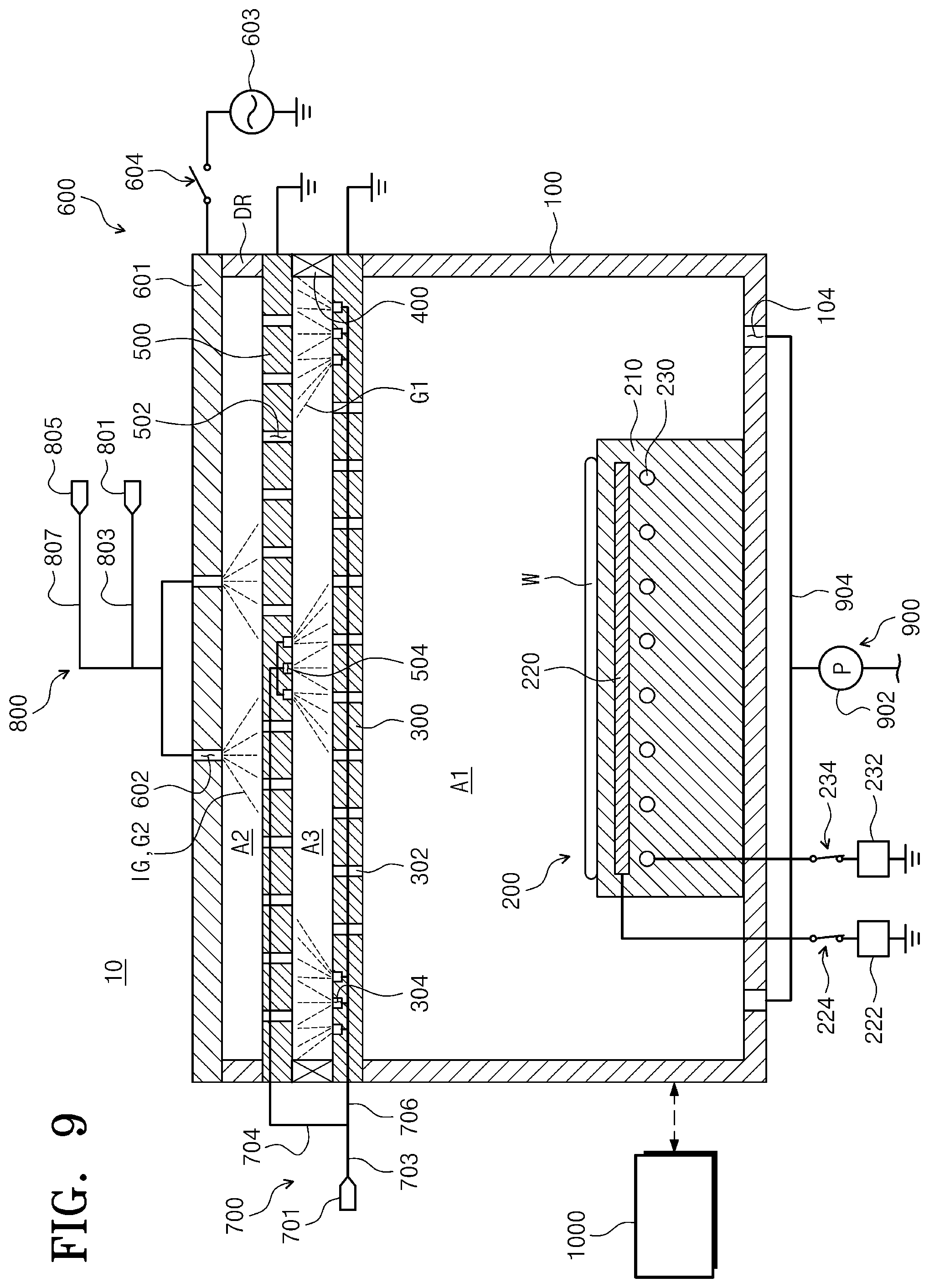 Patent US12308219 Figure 9 – Substrate treating method and substrate treating apparatus