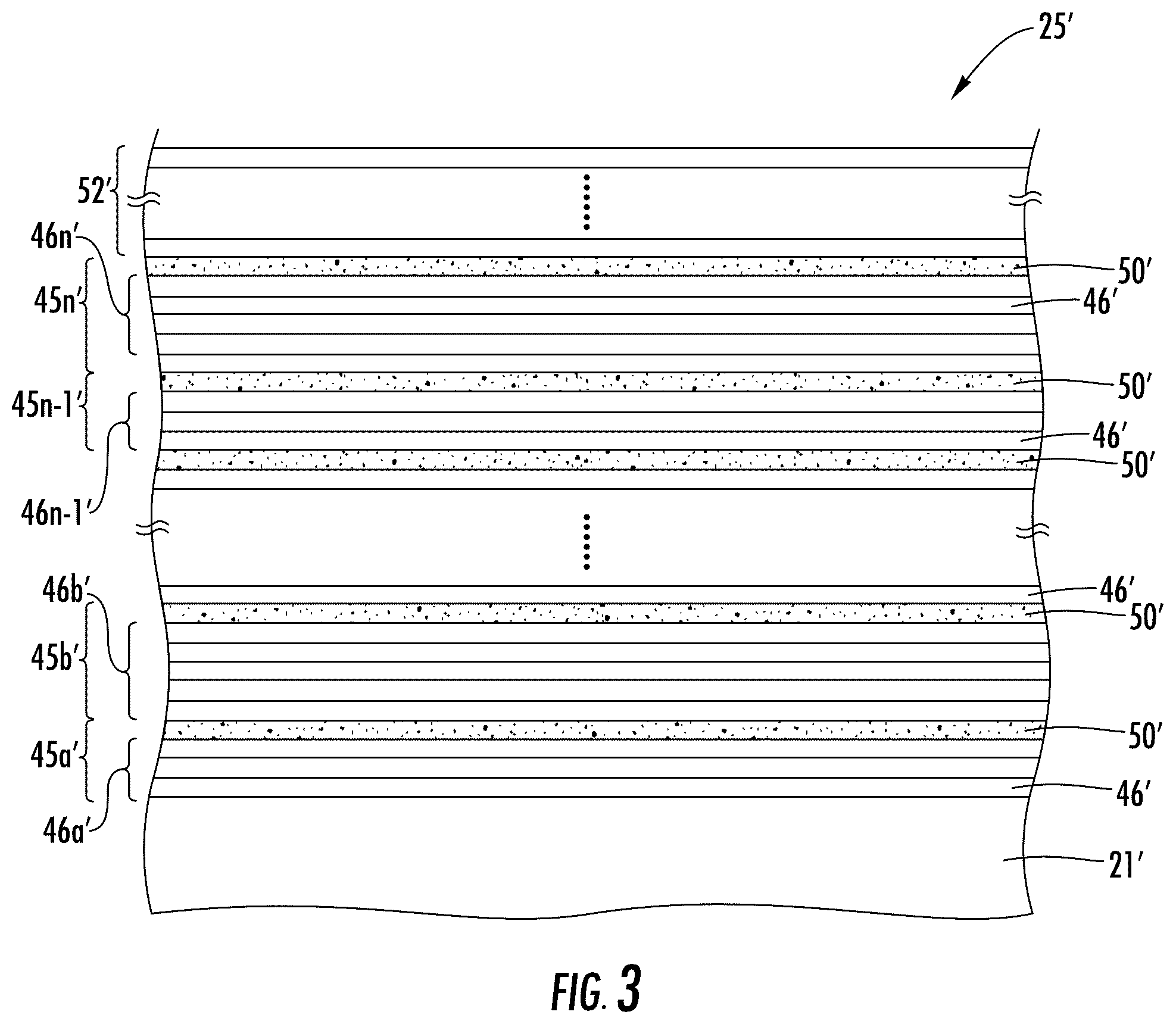 Patent US12308229 Figure 3 – Method for making memory device including a superlattice gettering layer