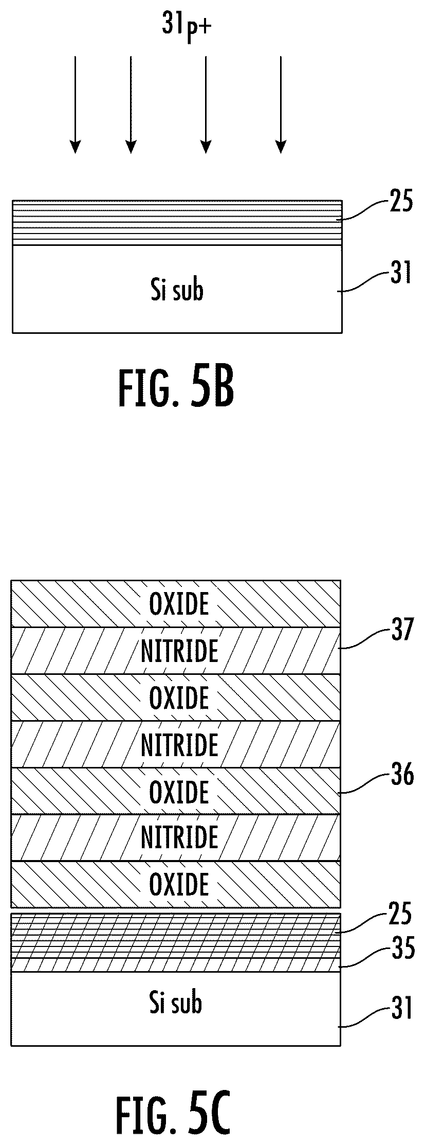 Patent US12308229 Figure 5 – Method for making memory device including a superlattice gettering layer