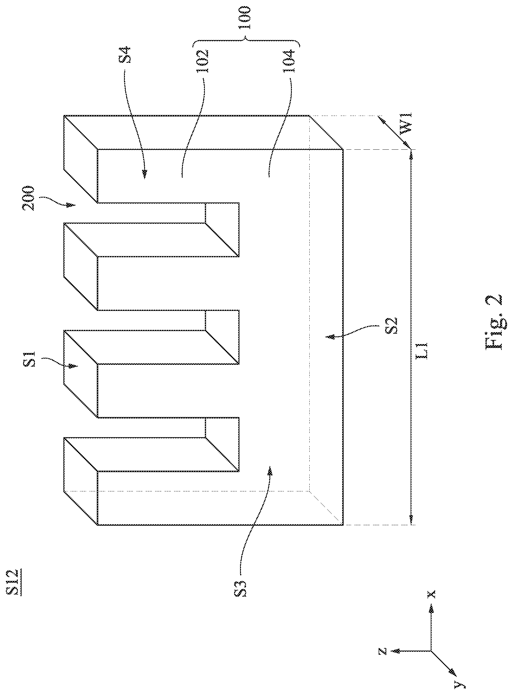 Patent US12308234 Figure 2 – Metal mask having a plurality of strip-shaped structures