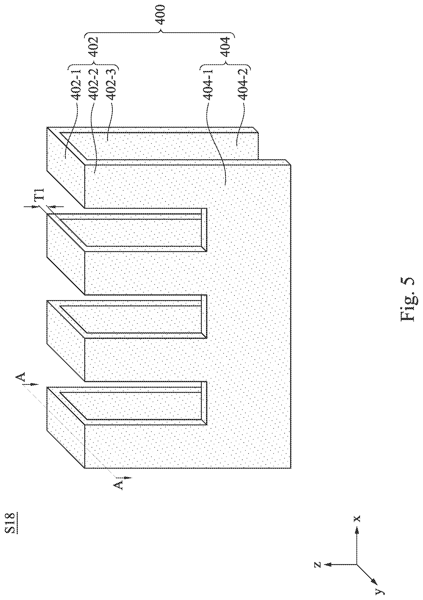 Patent US12308234 Figure 5 – Metal mask having a plurality of strip-shaped structures