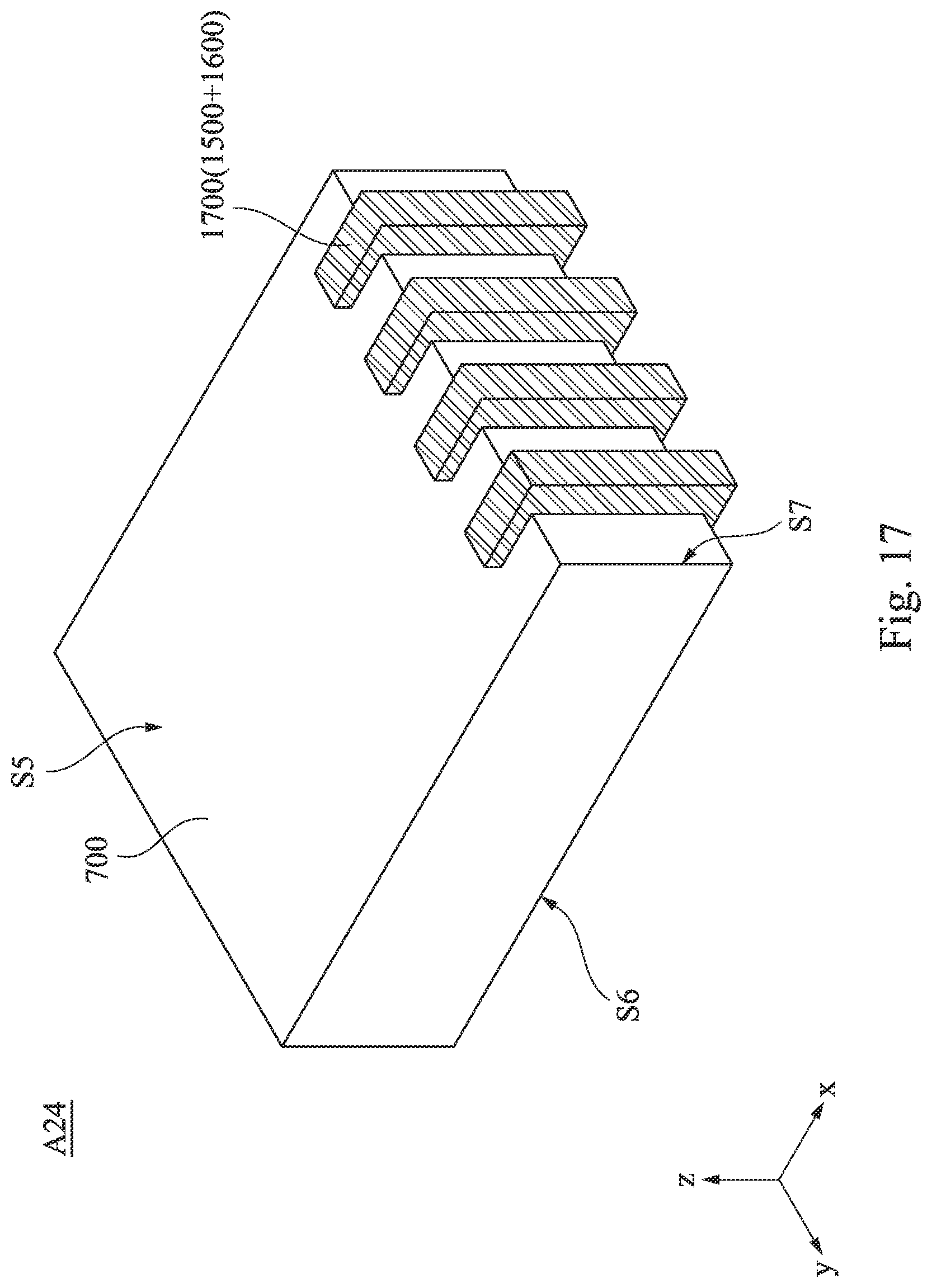 Patent US12308234 Figure 17 – Metal mask having a plurality of strip-shaped structures