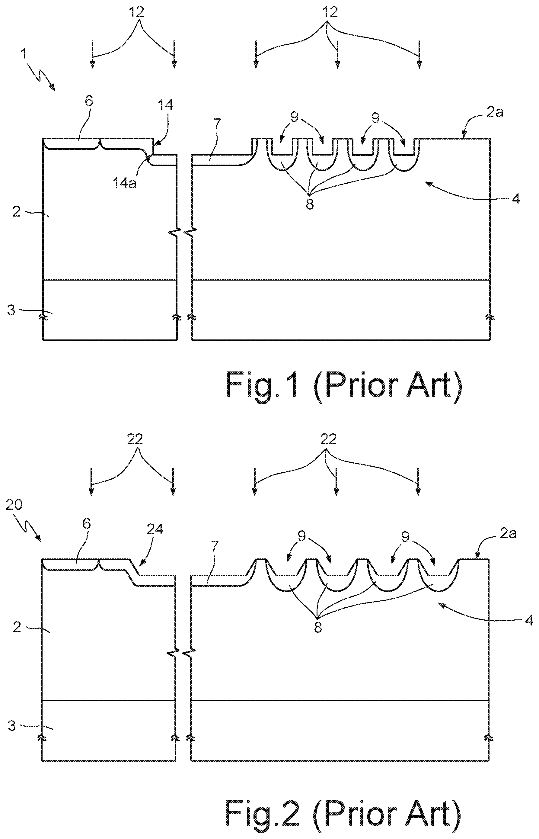 Patent US12308235 Figure 1 – Manufacturing method of a semiconductor device with efficient edge structure