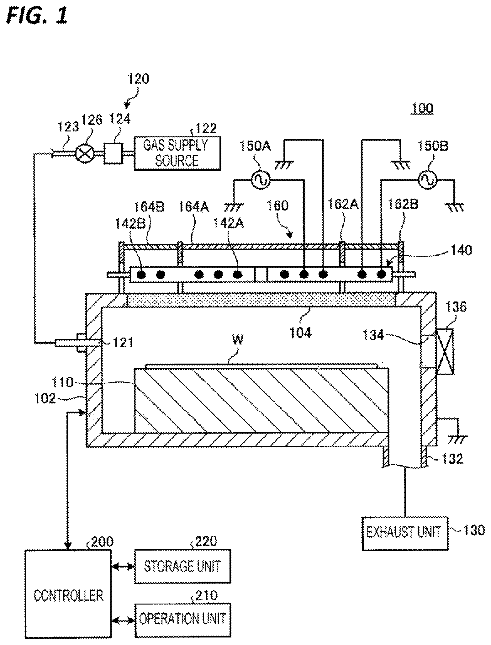 Patent US12308241 Figure 1 – Plasma processing method and plasma processing apparatus