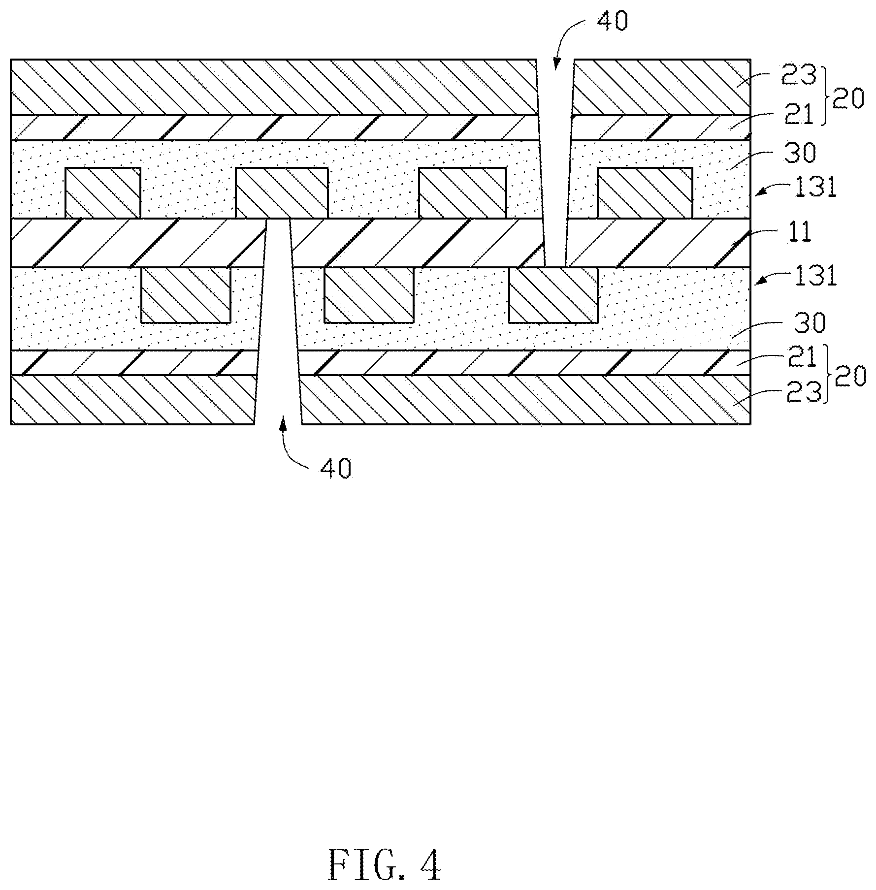 Patent US12308252 Figure 4 – Interposer, manufacturing method therefor, and circuit board assembly