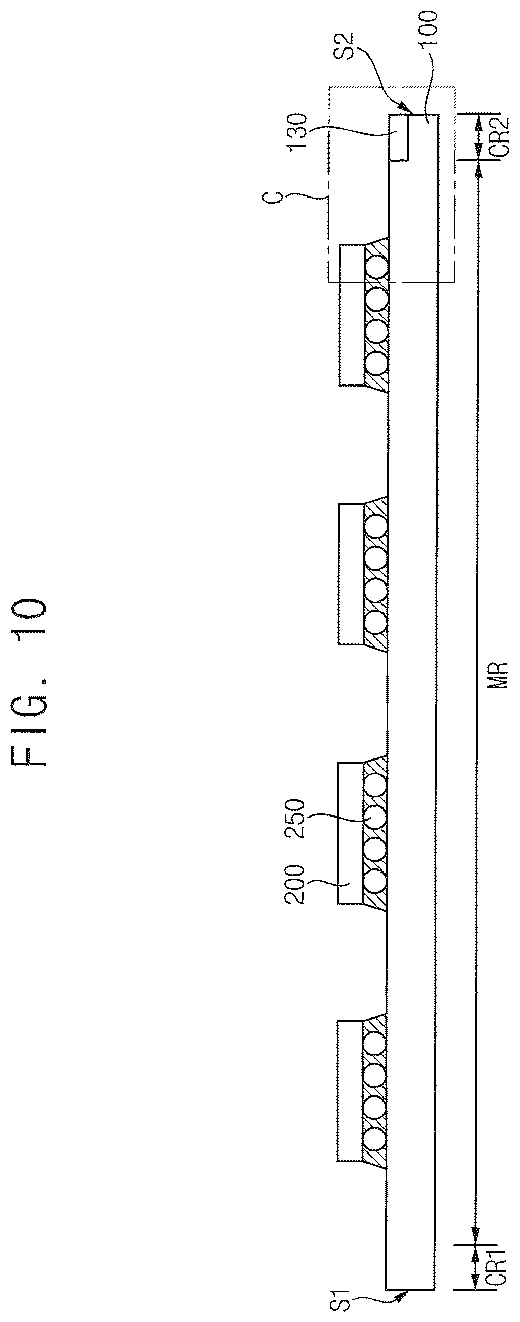 Patent US12308253 Figure 10 – Molded product for semiconductor strip and method of manufacturing semiconductor package