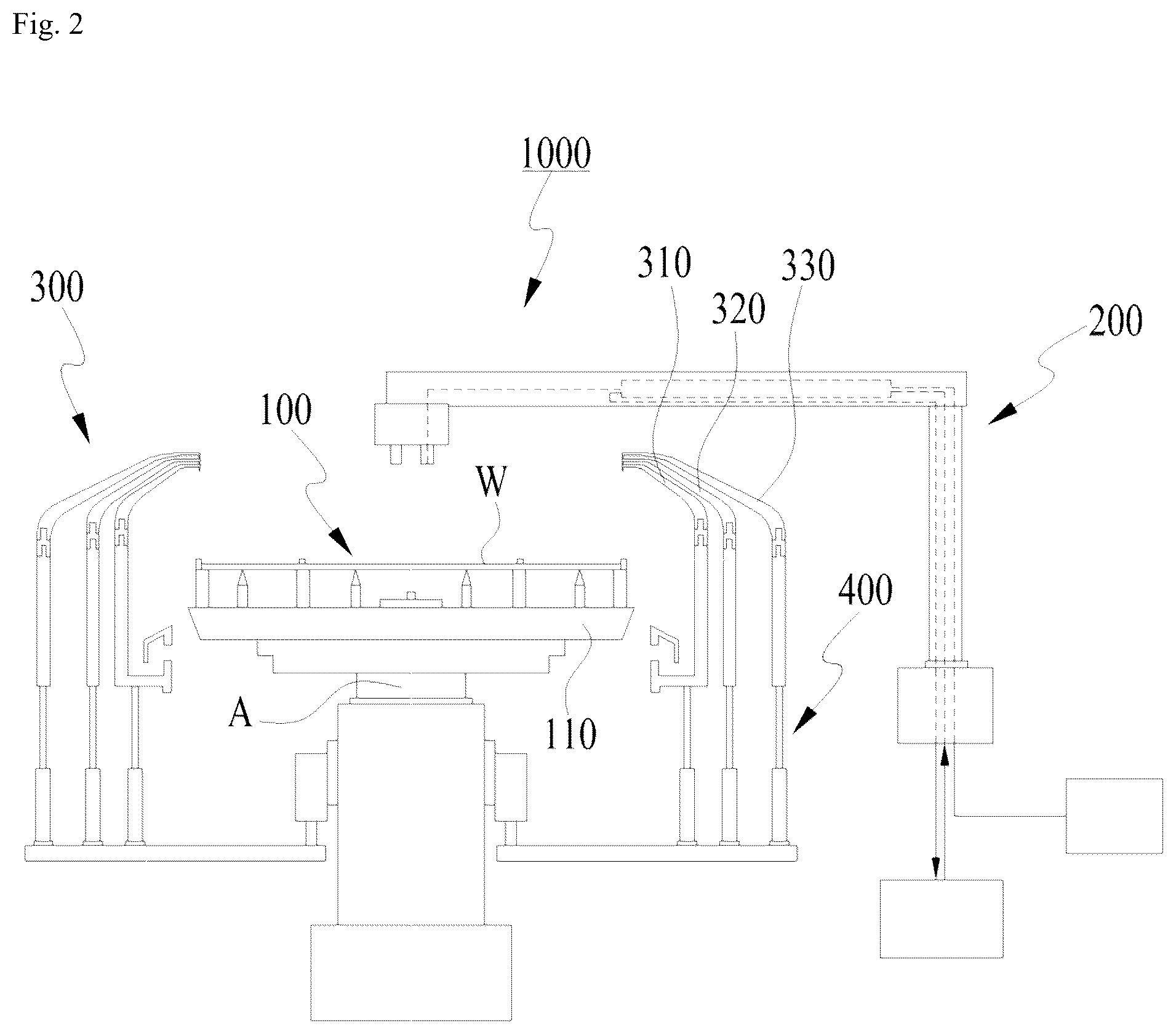 Patent US12308256 Figure 2 – Substrate treatment apparatus having bowl assembly