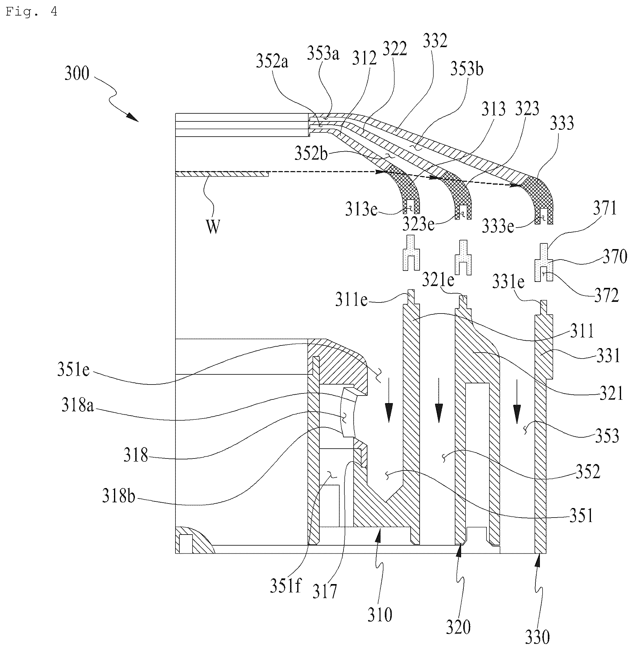 Patent US12308256 Figure 4 – Substrate treatment apparatus having bowl assembly