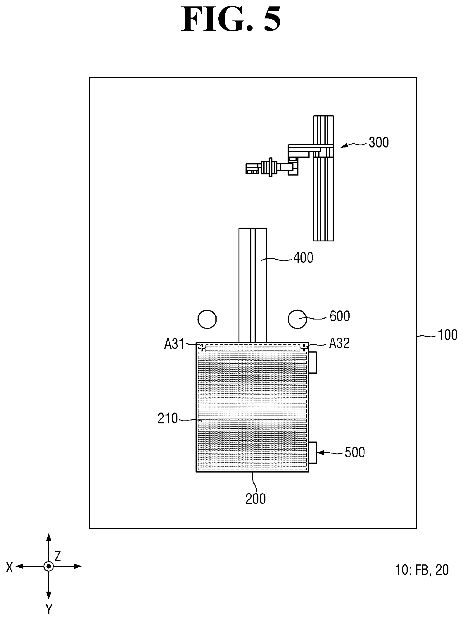 Patent US12308259 Figure 5 – Method for manufacturing display device and apparatus for manufacturing display device