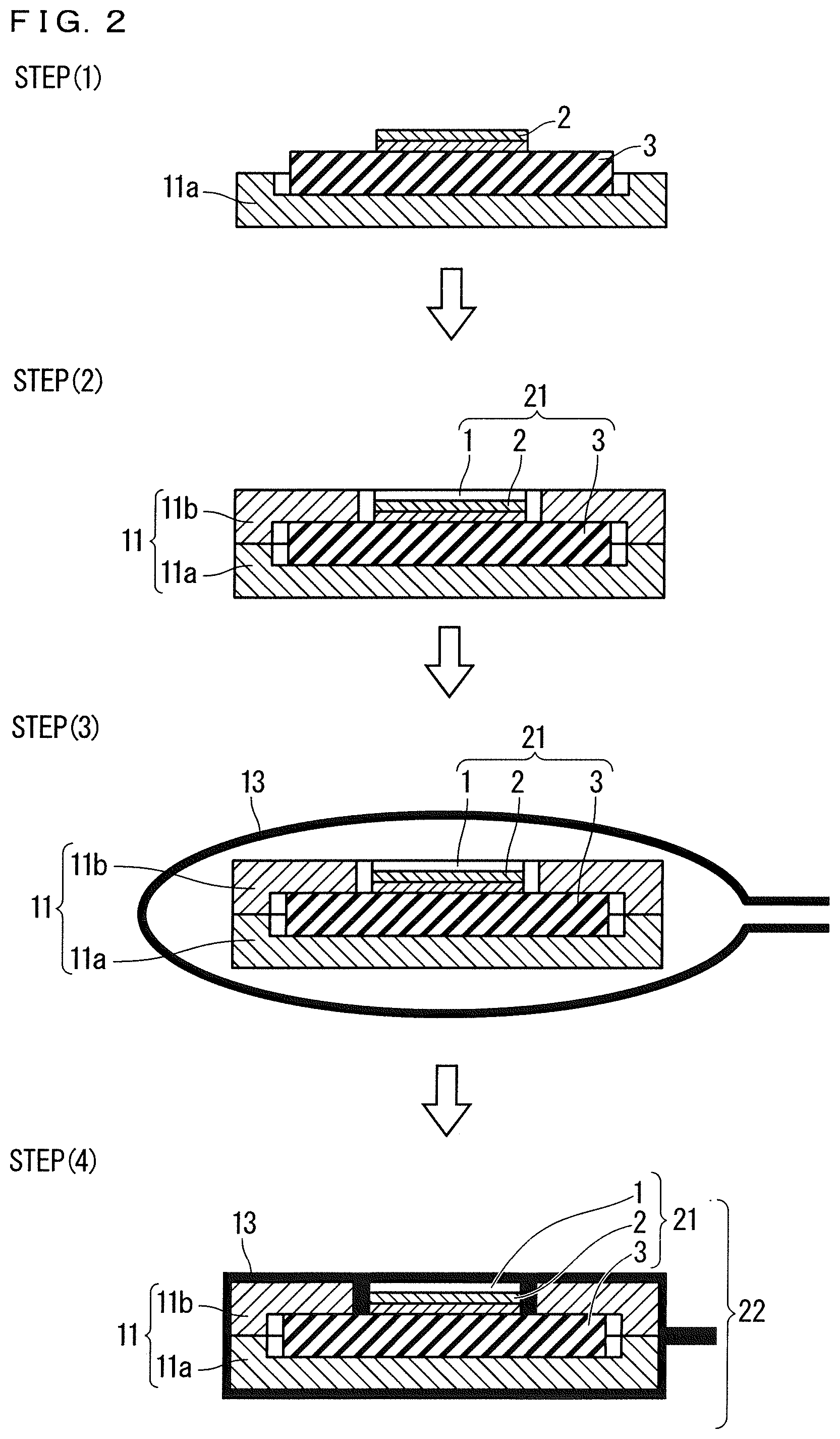 Patent US12308260 Figure 2 – Semiconductor device manufacturing method and molding press machine
