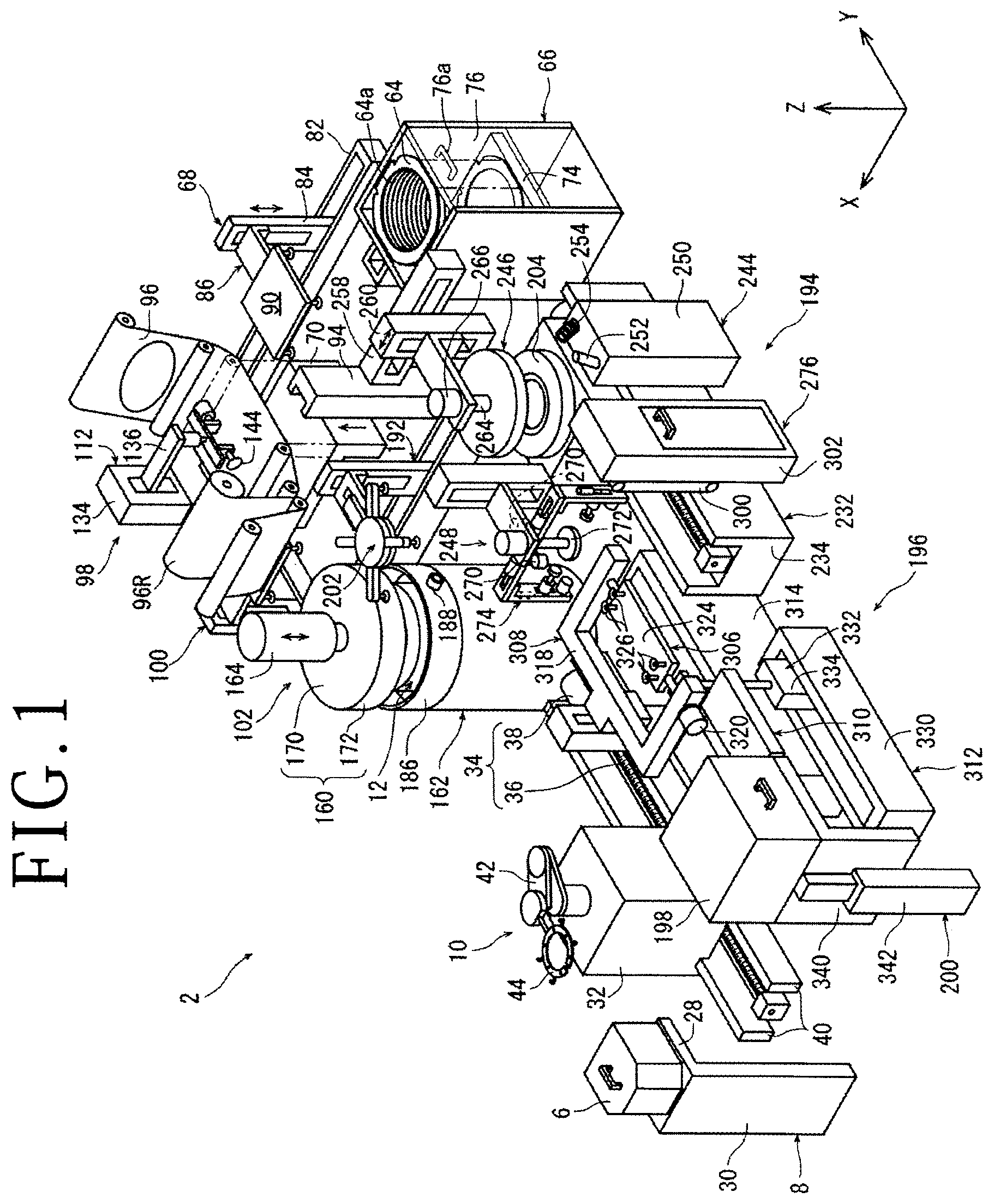 Patent US12308262 Figure 1 – Processing apparatus