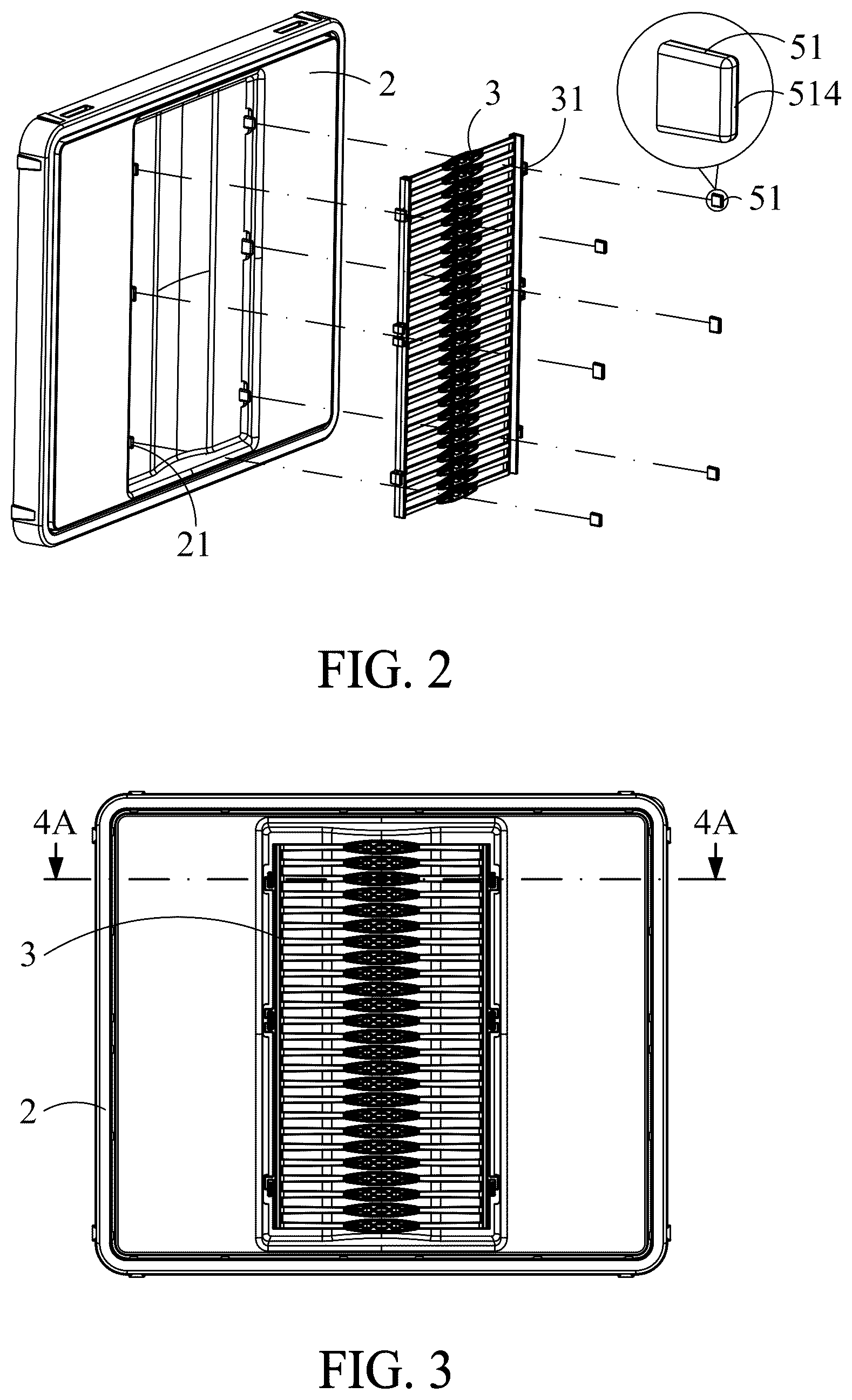 Patent US12308269 Figure 2 – Substrate container and its door assembly, support assembly, and elastic buffer element