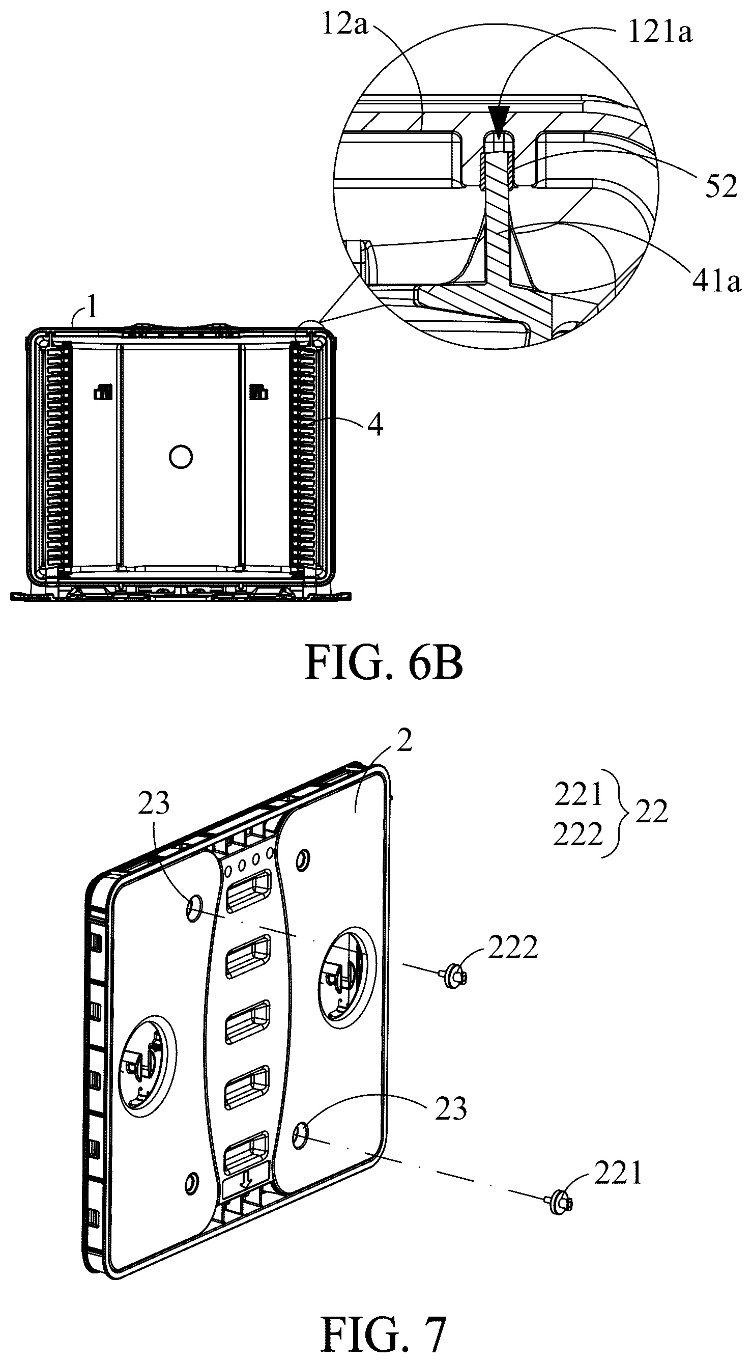 Patent US12308269 Figure 6 – Substrate container and its door assembly, support assembly, and elastic buffer element