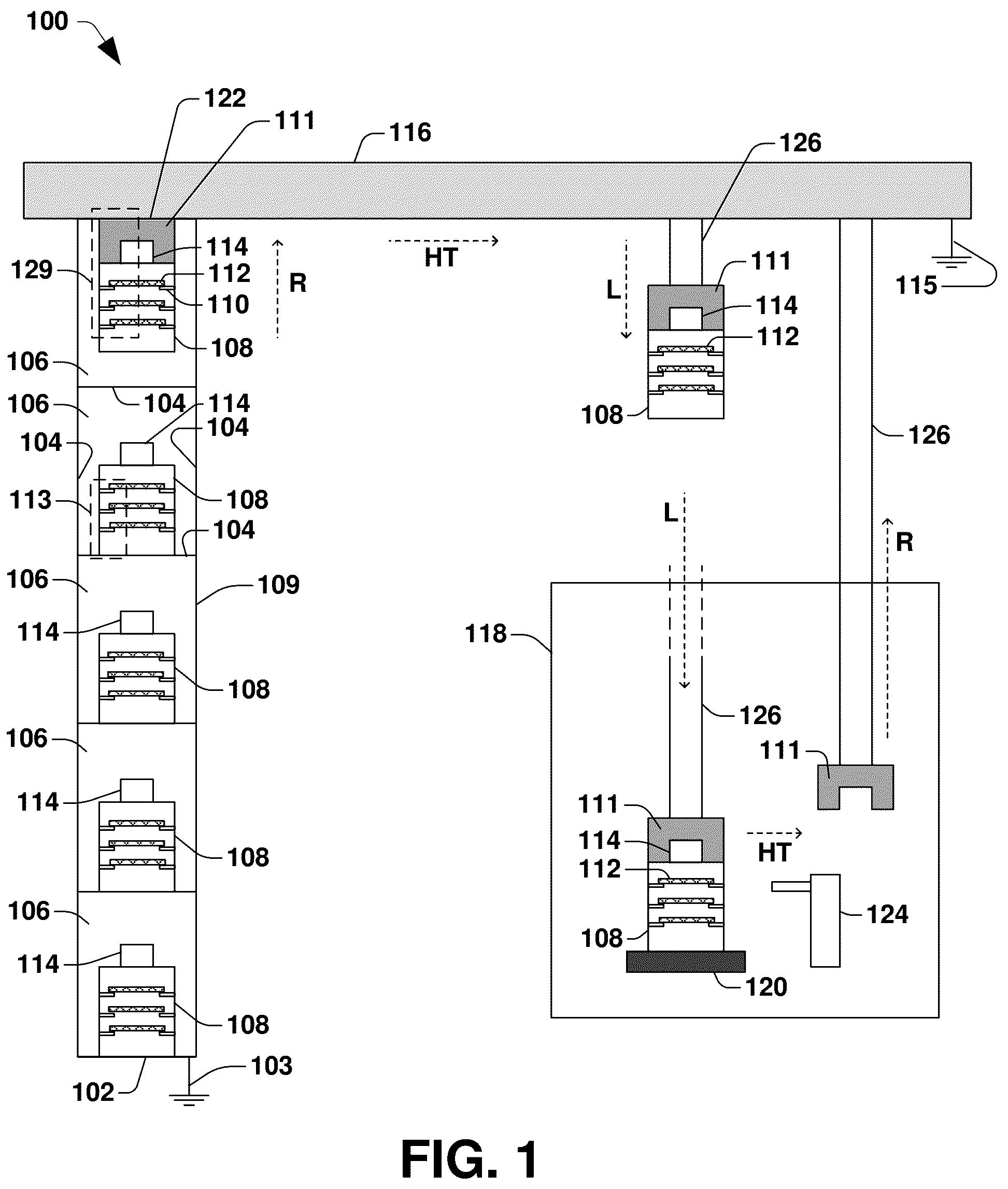 Patent US12308271 Figure 1 – Semiconductor wafer processing system and method