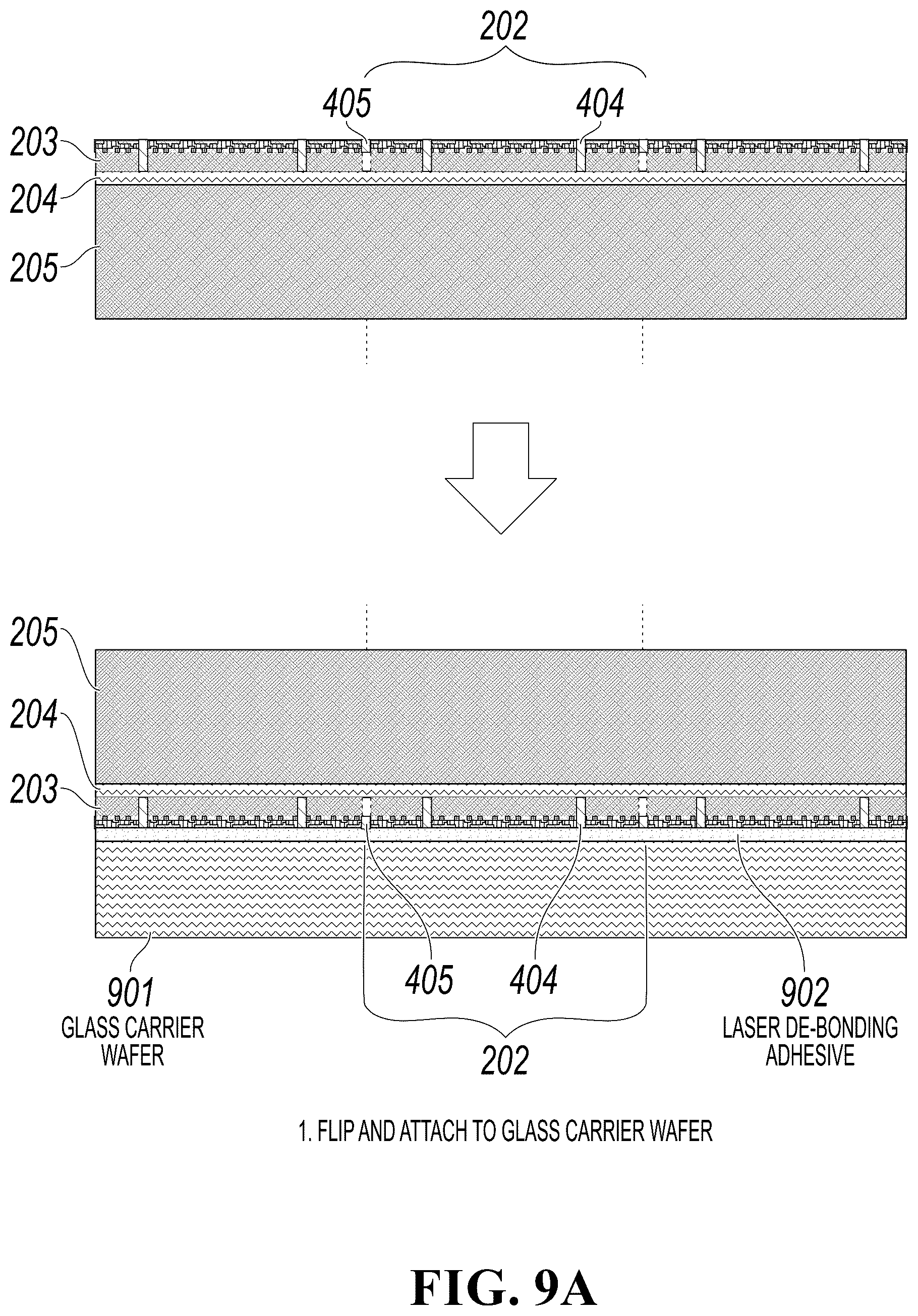 Patent US12308275 Figure 11 – Heterogeneous integration of components onto compact devices using moiré based metrology and vacuum based pick-and-place