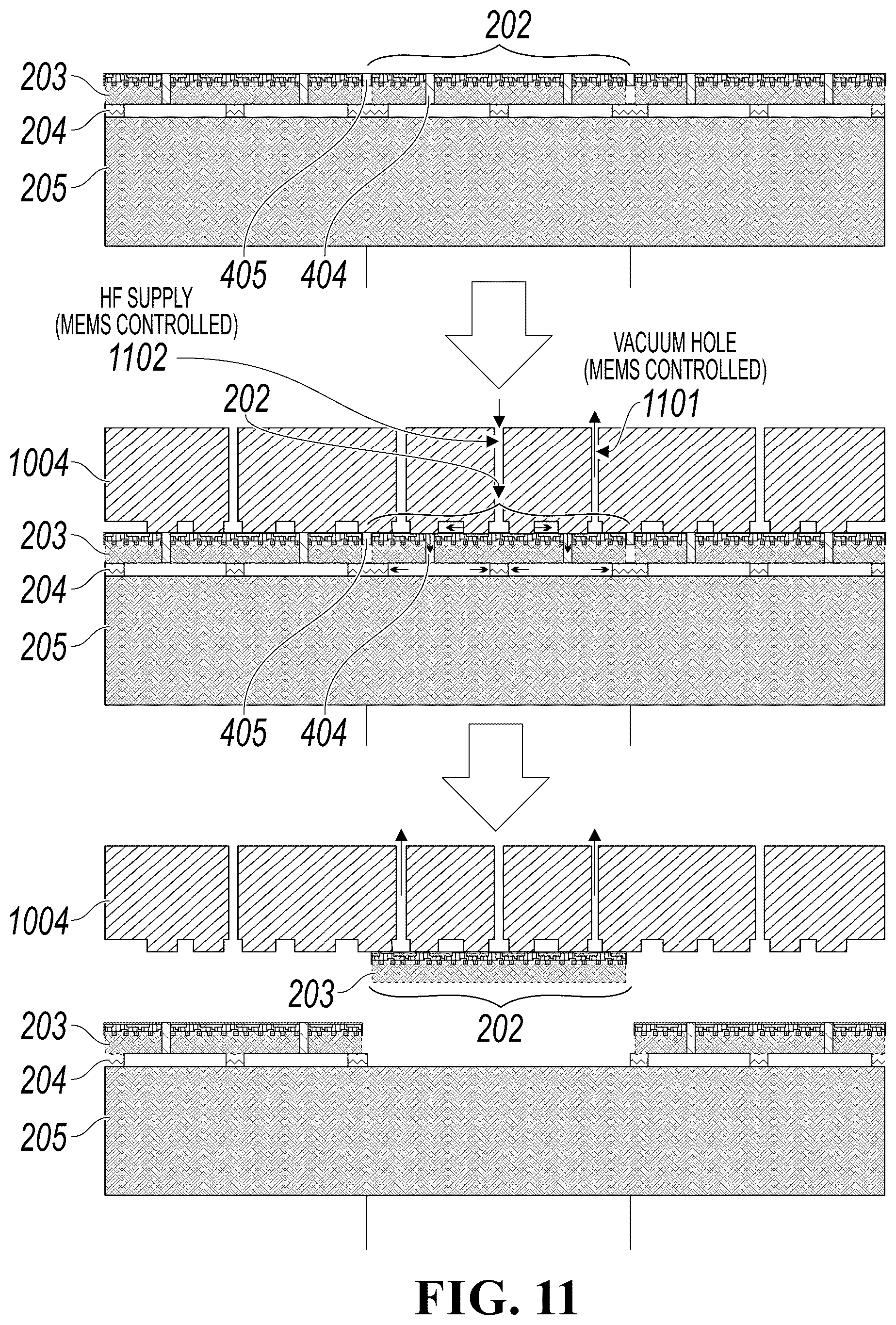 Patent US12308275 Figure 14 – Heterogeneous integration of components onto compact devices using moiré based metrology and vacuum based pick-and-place