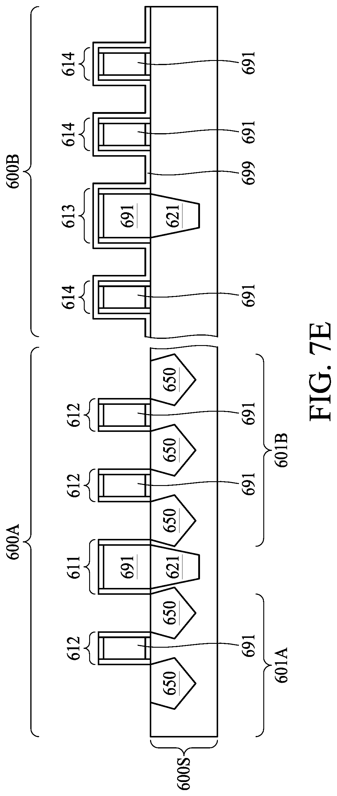 Patent US12308279 Figure 13 – Semiconductor device including an isolation region having an edge being covered and manufacturing method for the same