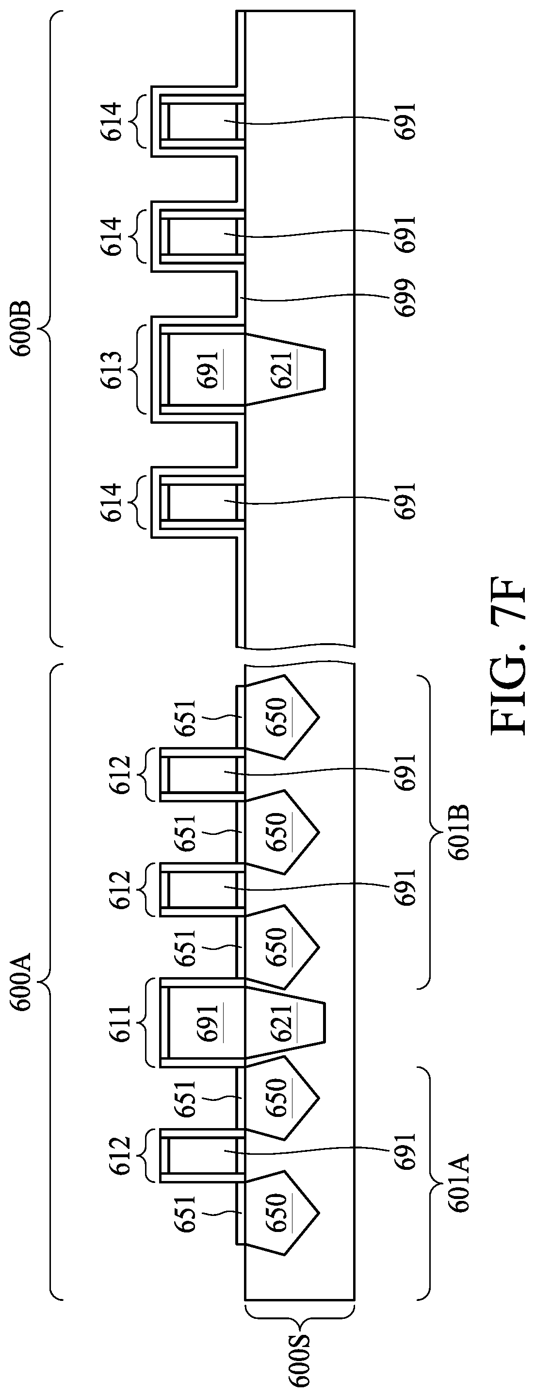 Patent US12308279 Figure 14 – Semiconductor device including an isolation region having an edge being covered and manufacturing method for the same