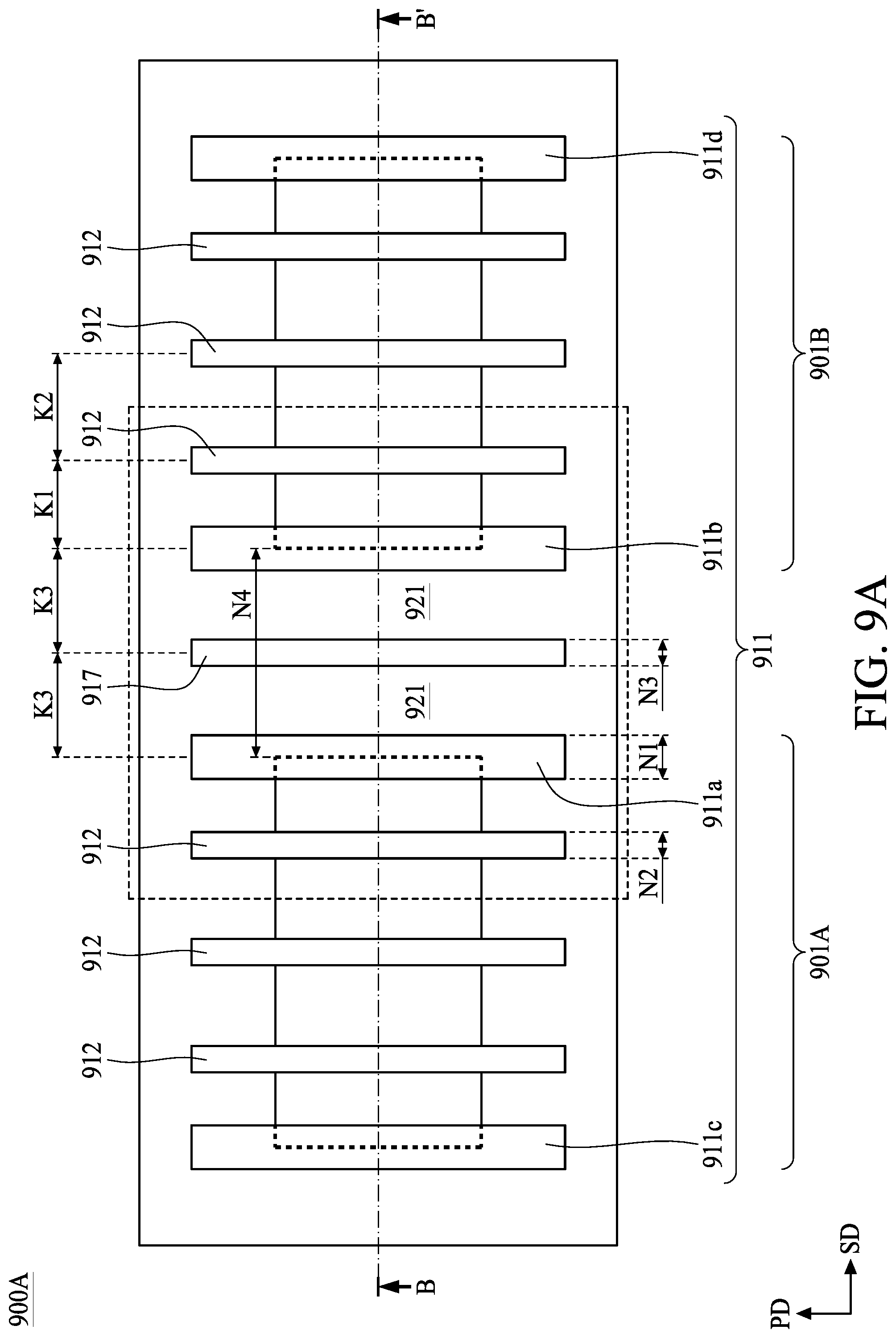 Patent US12308279 Figure 17 – Semiconductor device including an isolation region having an edge being covered and manufacturing method for the same