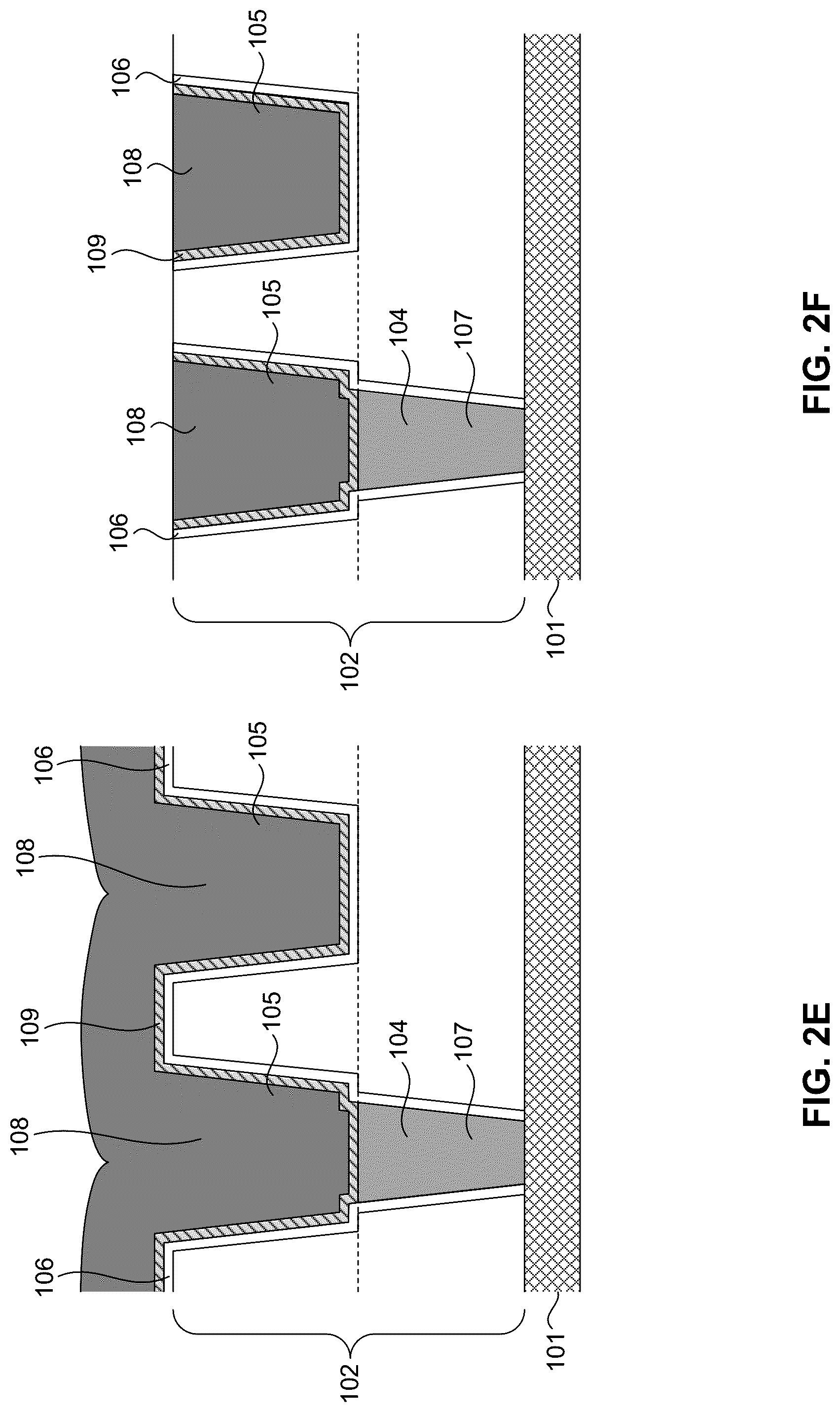 Patent US12308282 Figure 4 – Interconnect structure without barrier layer on bottom surface of via