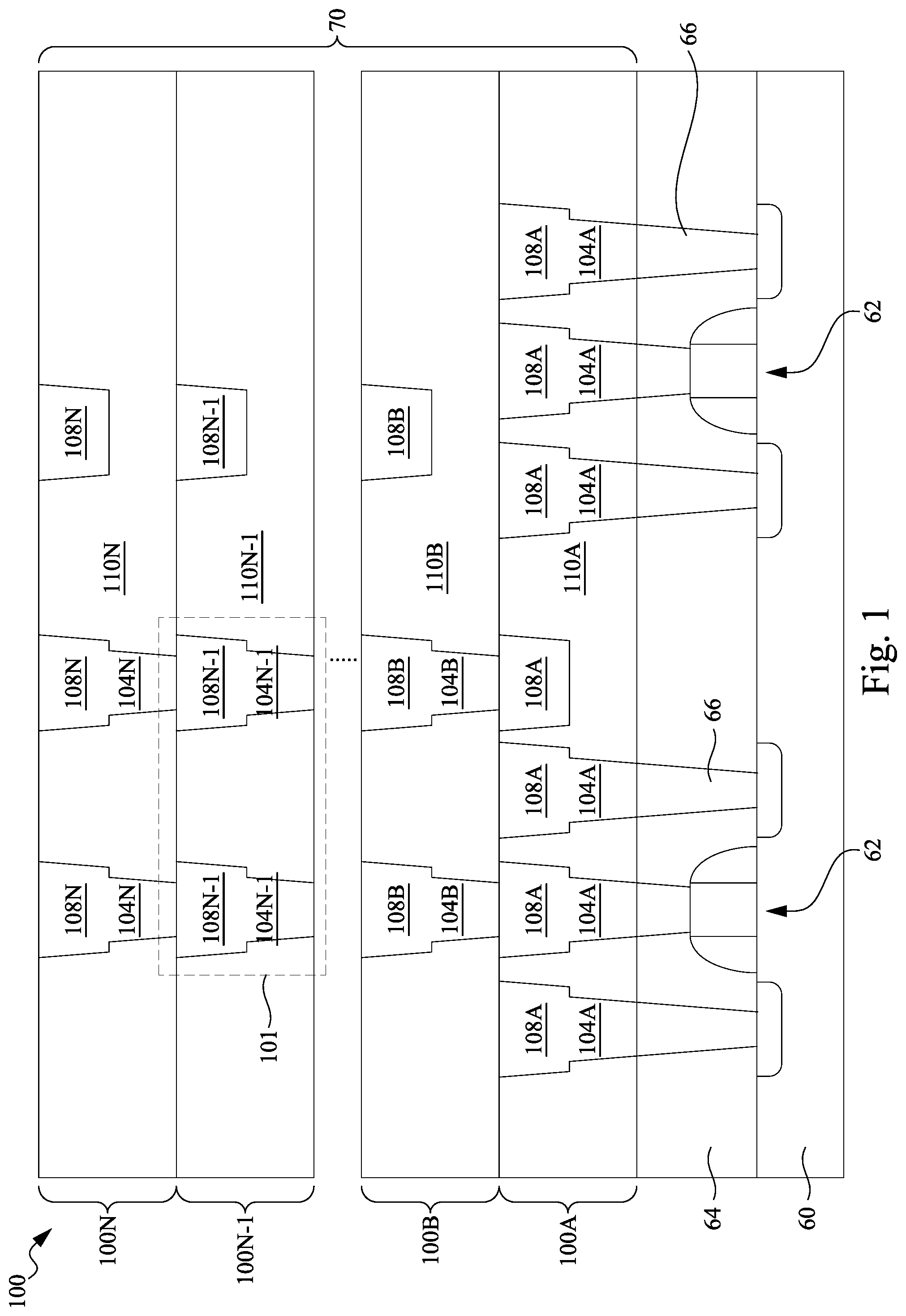 Patent US12308283 — Method for forming interconnect structure — Figure 1