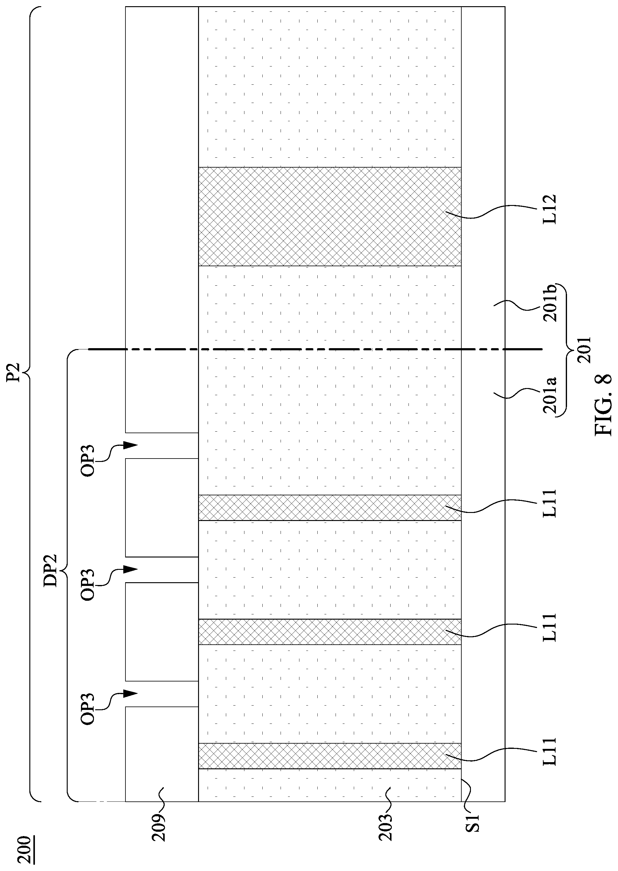 Patent US12308285 Figure 8 – Method for preparing fine metal lines with high aspect ratio