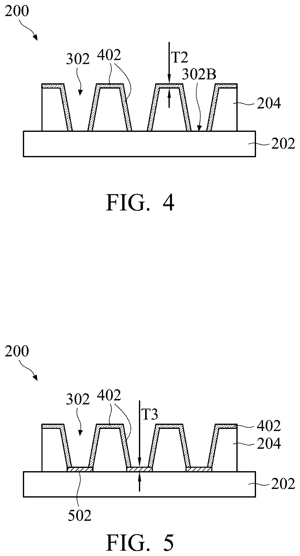 Patent US12308286 Figure 3 – Interconnect structures including air gaps