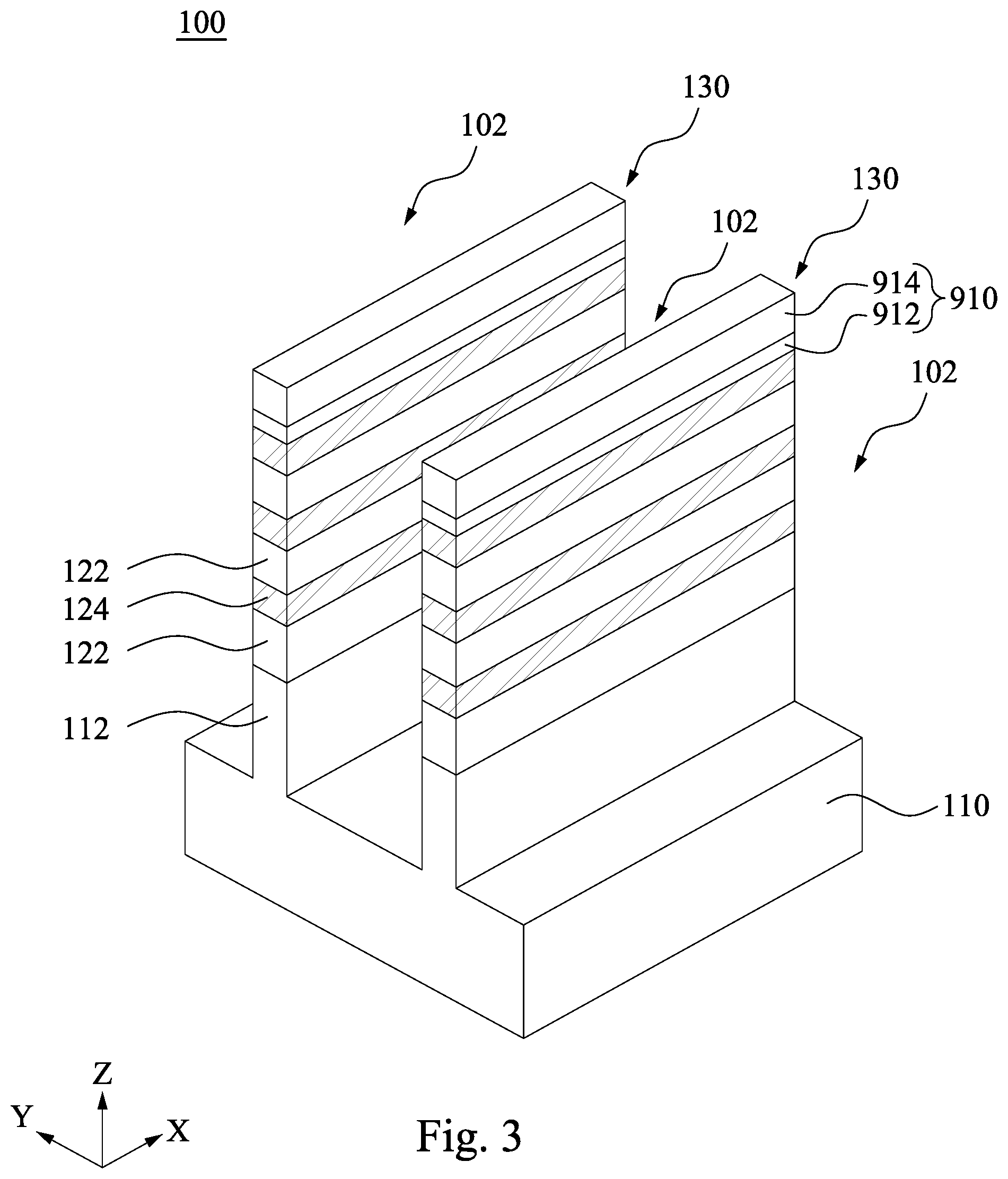 Patent US12308287 Figure 5 – Integrated circuit structure with backside dielectric layer having air gap