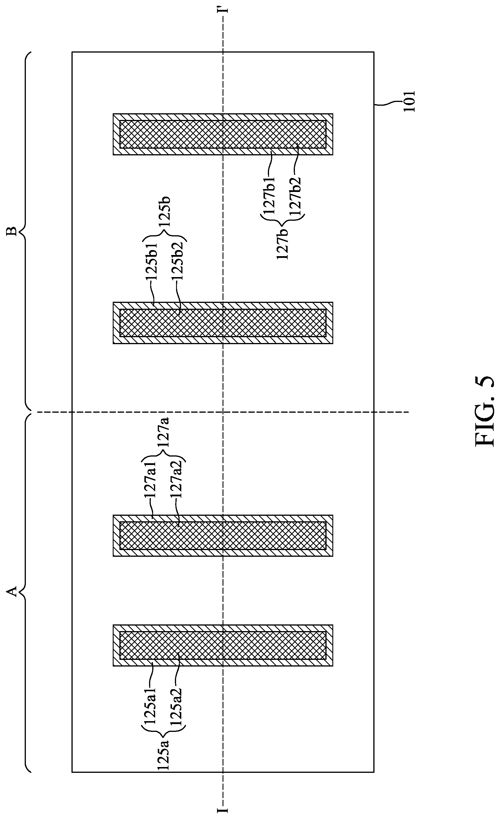 Patent US12308288 Figure 5 – Semiconductor device with composite conductive features and method for preparing the same