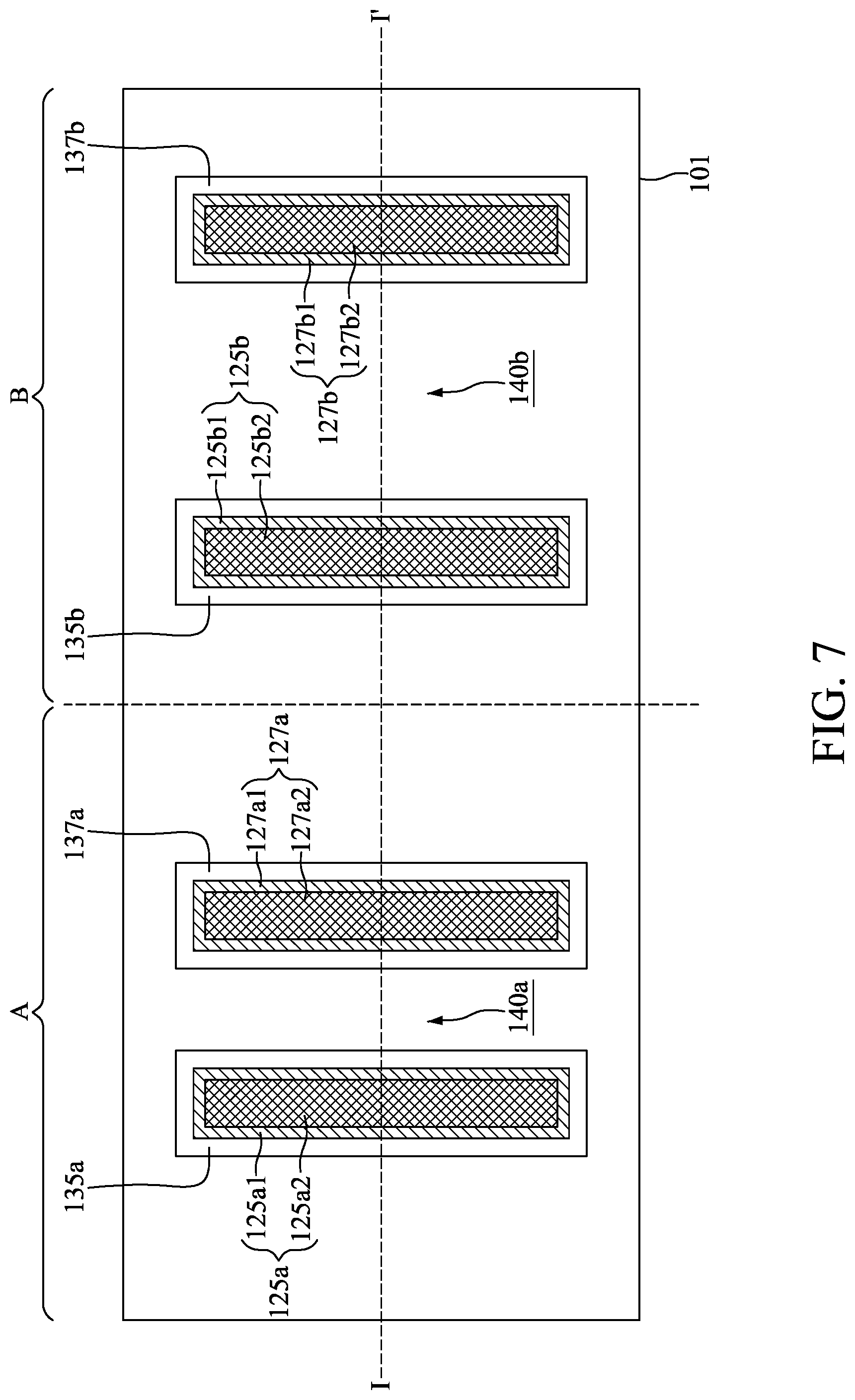 Patent US12308288 Figure 7 – Semiconductor device with composite conductive features and method for preparing the same