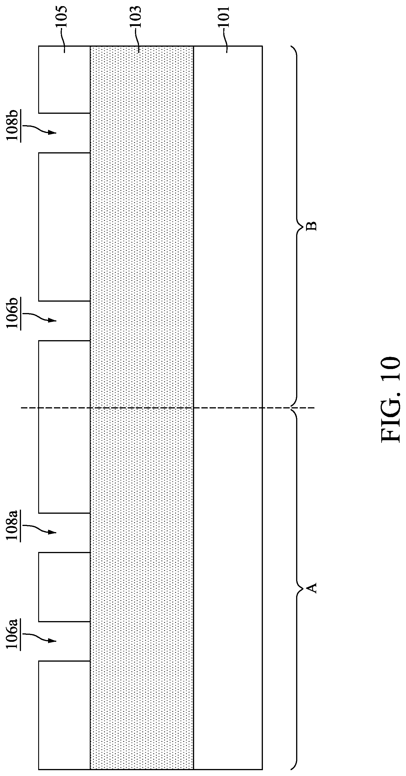 Patent US12308288 Figure 10 – Semiconductor device with composite conductive features and method for preparing the same