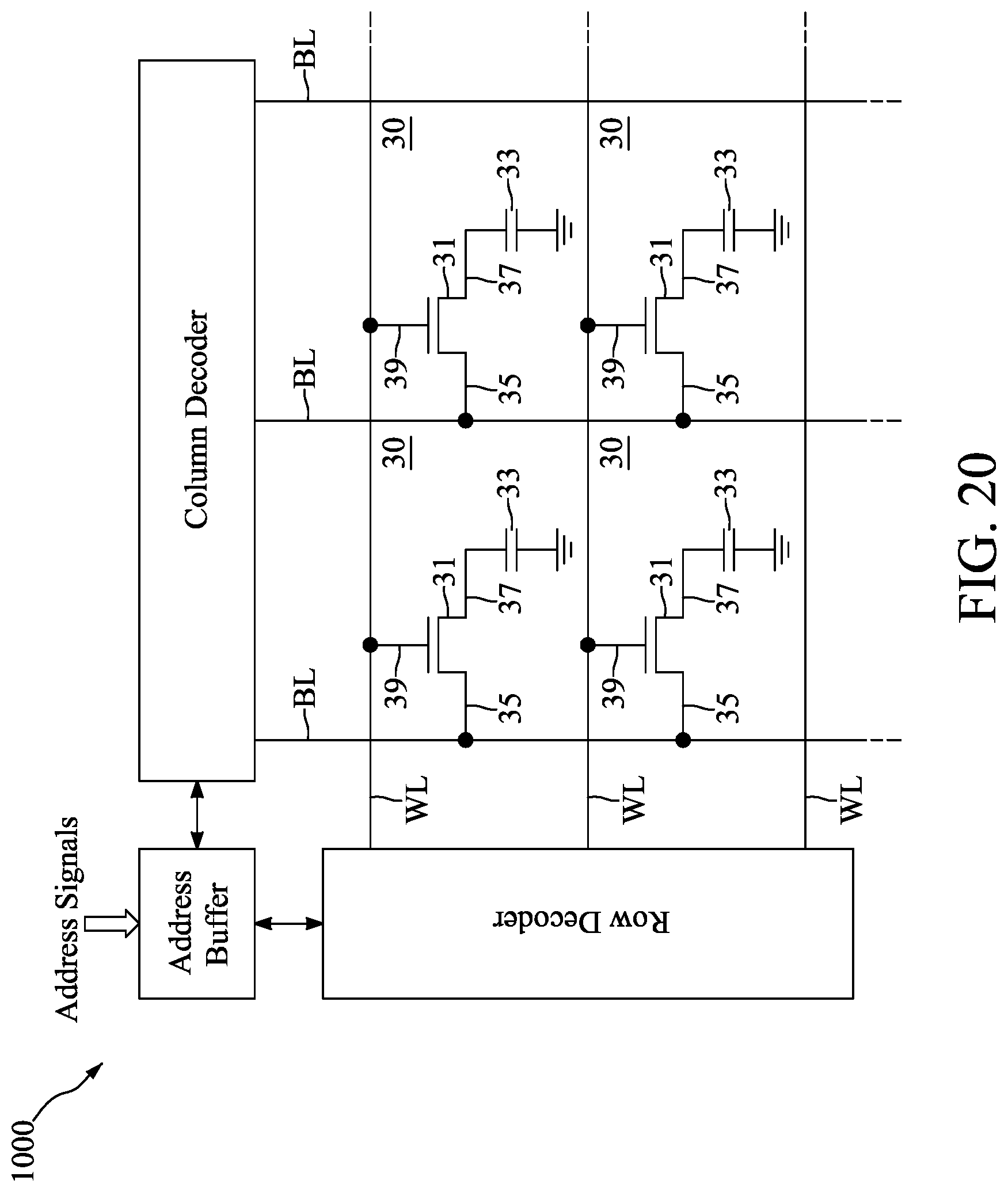 Patent US12308288 Figure 20 – Semiconductor device with composite conductive features and method for preparing the same