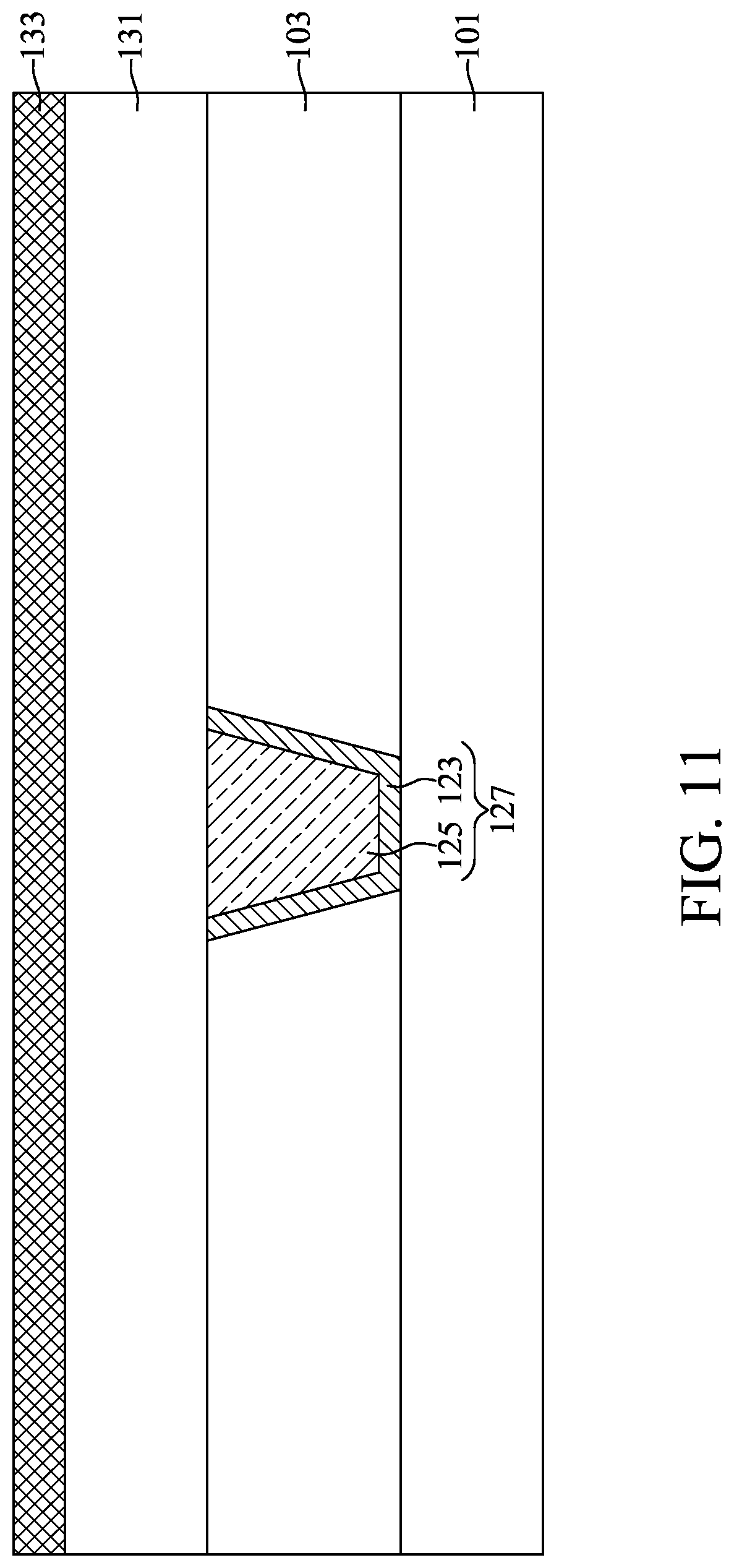 Patent US12308290 Figure 11 – Method for preparing semiconductor device structure with fluorine-catching layer