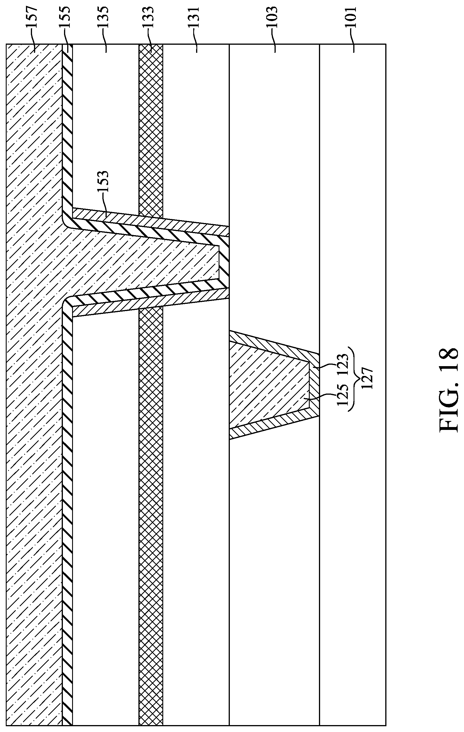 Patent US12308290 Figure 18 – Method for preparing semiconductor device structure with fluorine-catching layer