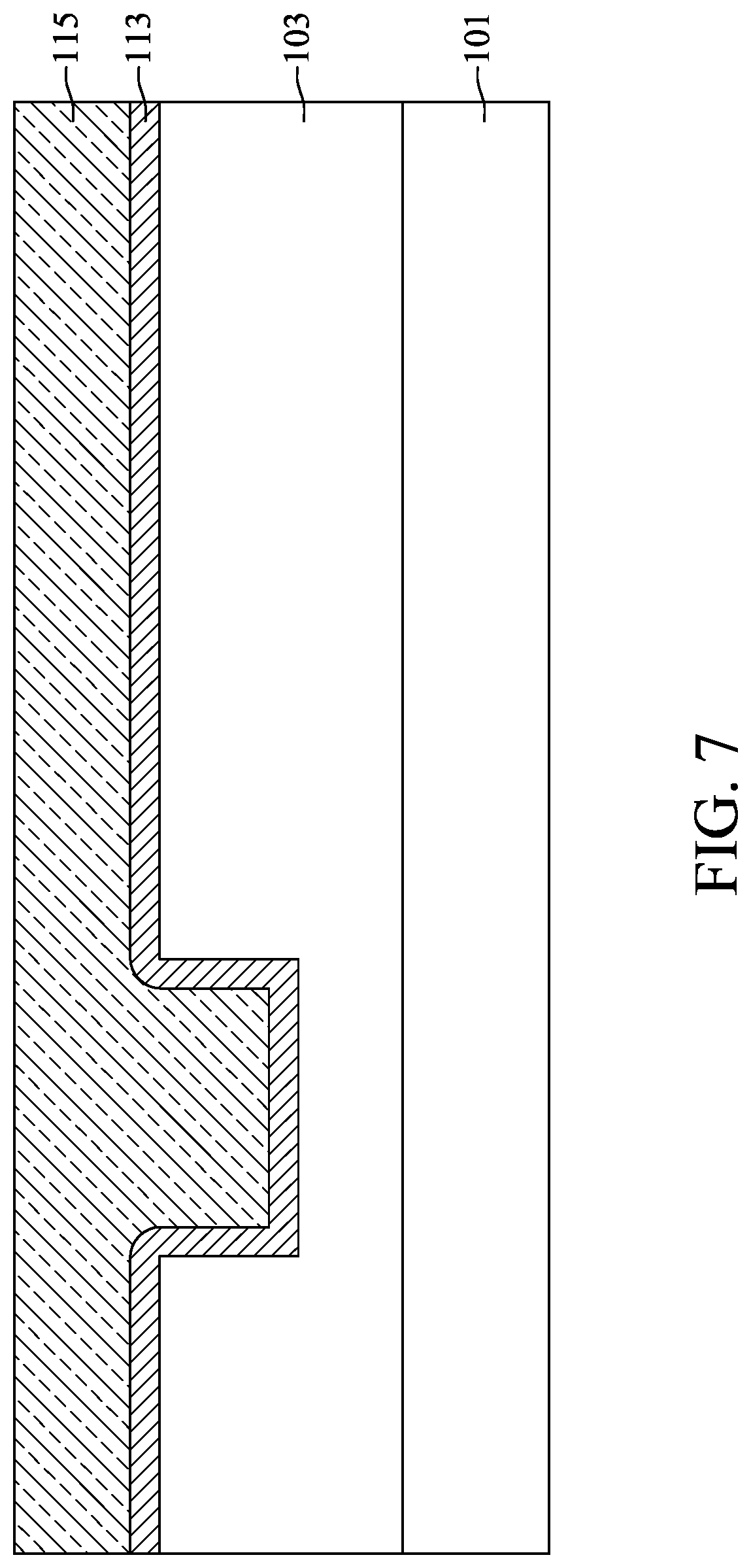 Patent US12308291 Figure 7 – Method for preparing semiconductor device structure with barrier portion
