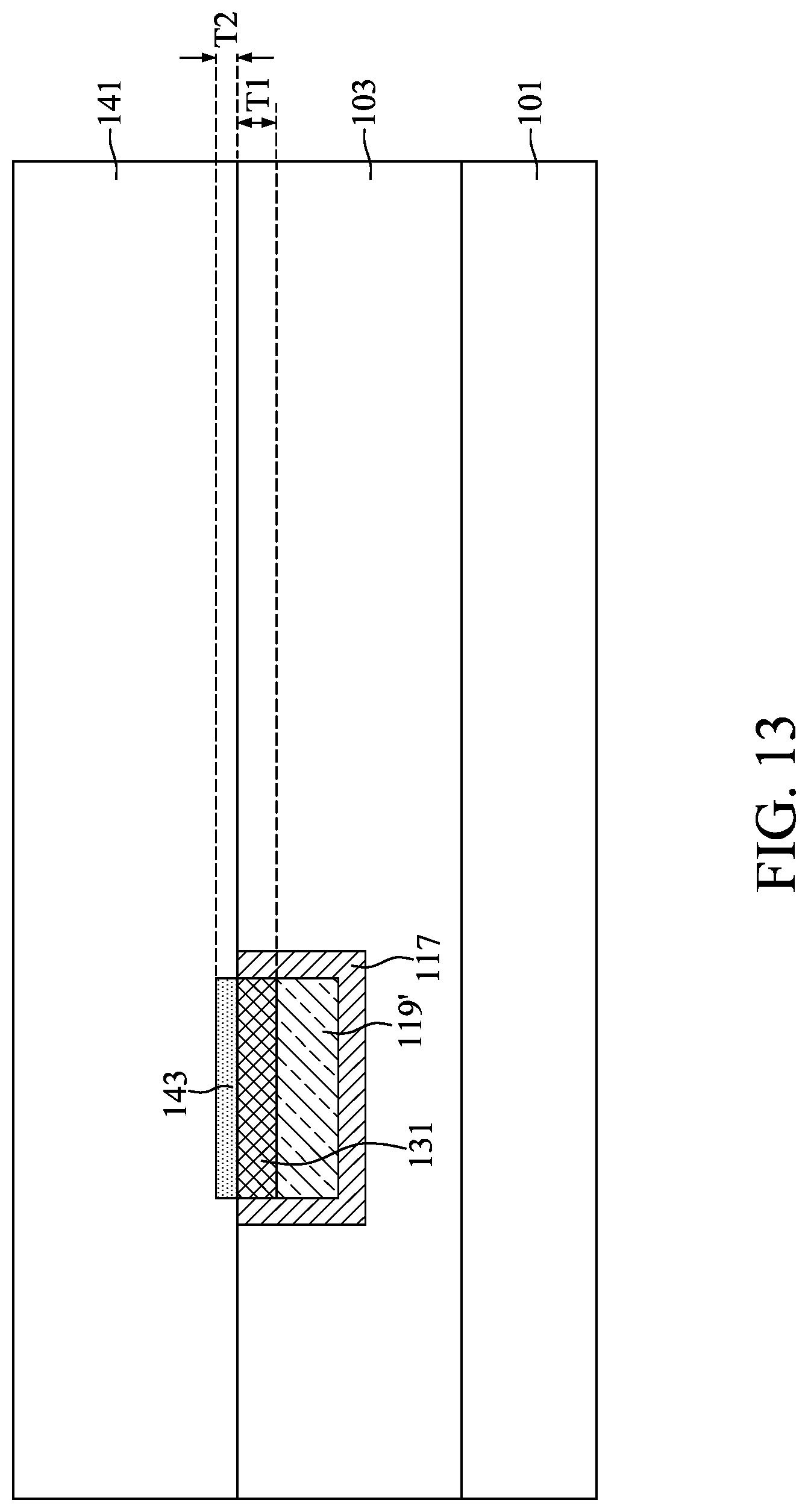 Patent US12308291 Figure 13 – Method for preparing semiconductor device structure with barrier portion