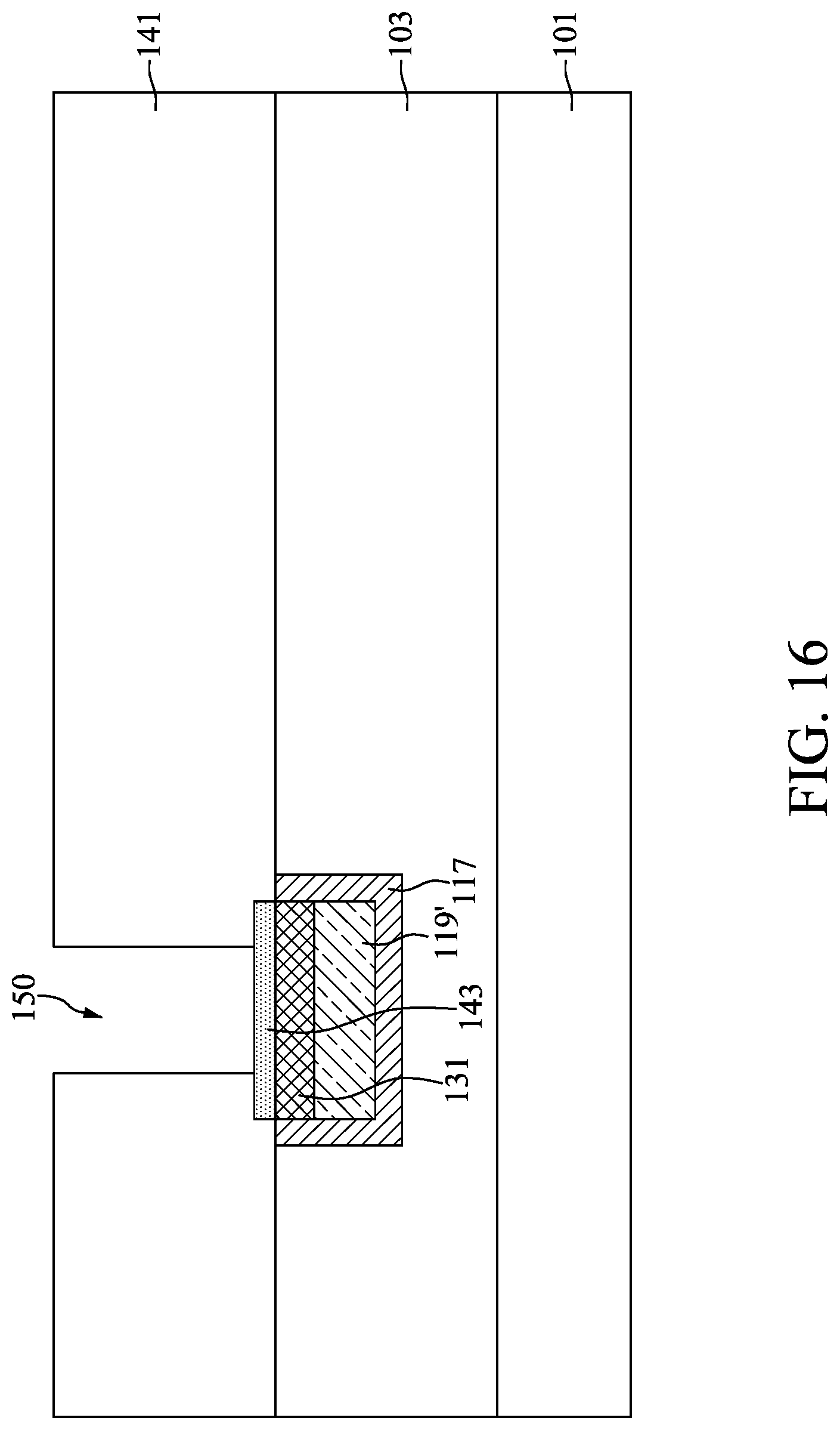 Patent US12308291 Figure 16 – Method for preparing semiconductor device structure with barrier portion