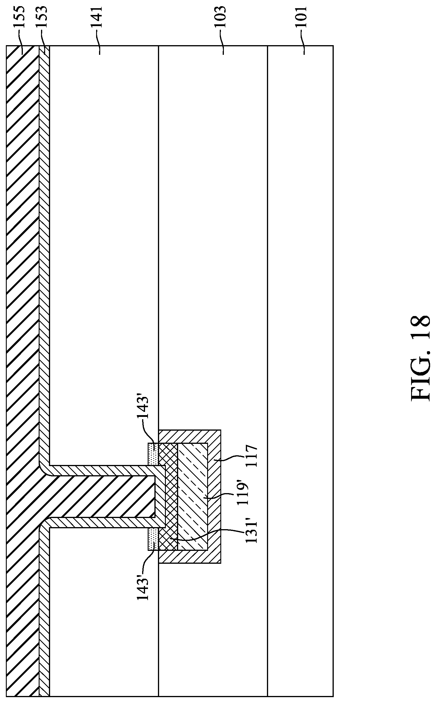 Patent US12308291 Figure 18 – Method for preparing semiconductor device structure with barrier portion