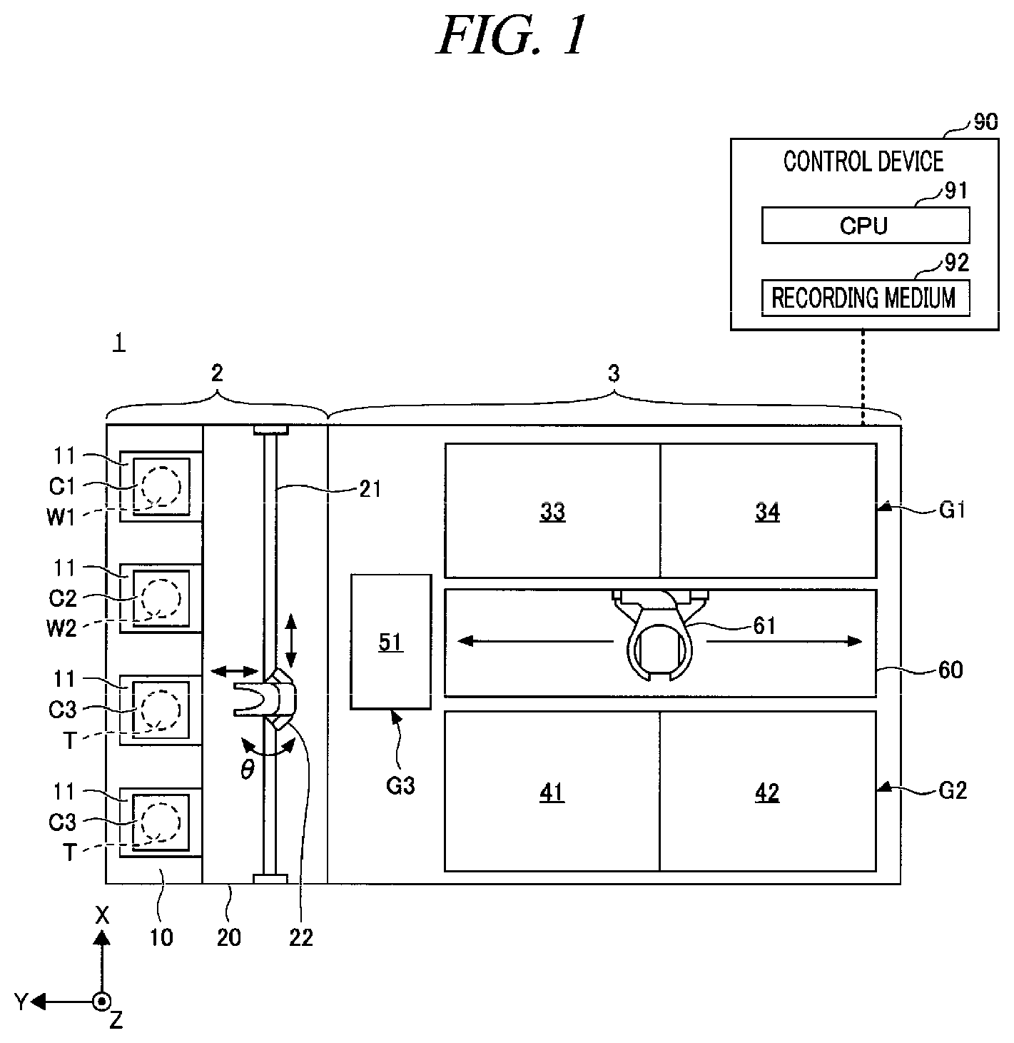 Patent US12308294 Figure 1 – Bonding apparatus and bonding method