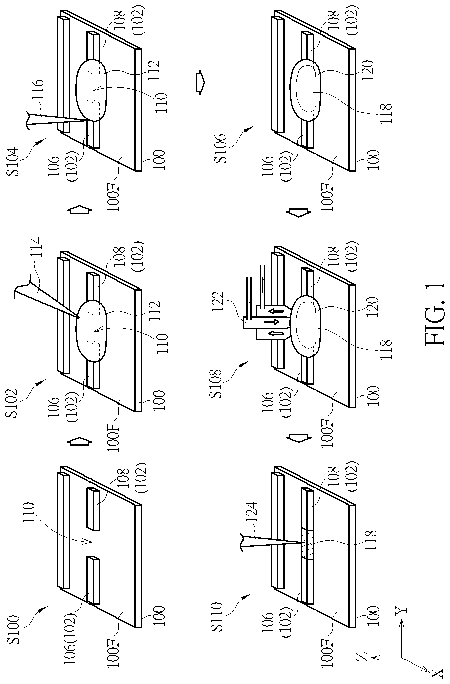 Patent US12308296 Figure 1 – Electronic device and manufacturing method thereof