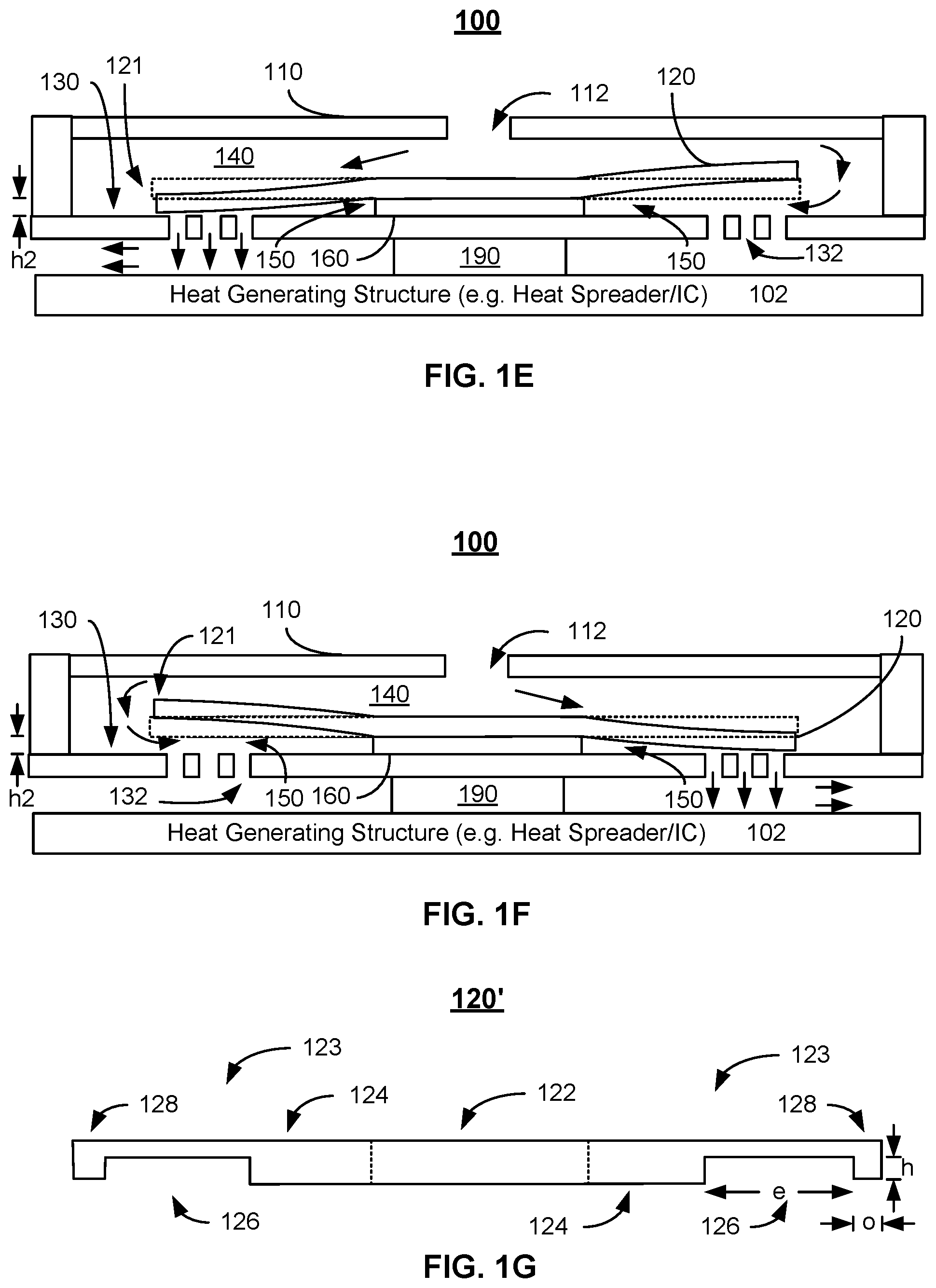 Patent US12308302 Figure 3 – Anchor and cavity configuration for MEMS-based cooling systems