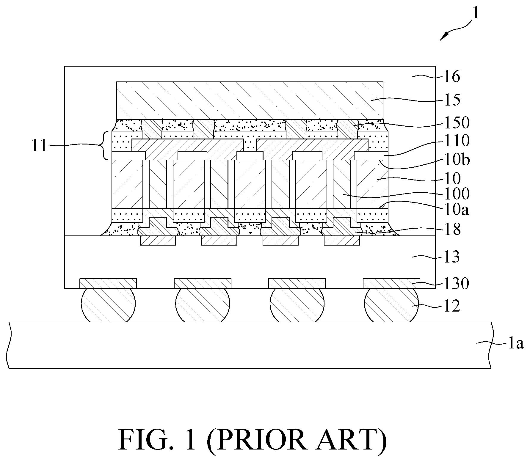 Patent US12308308 Figure 1 – Electronic package