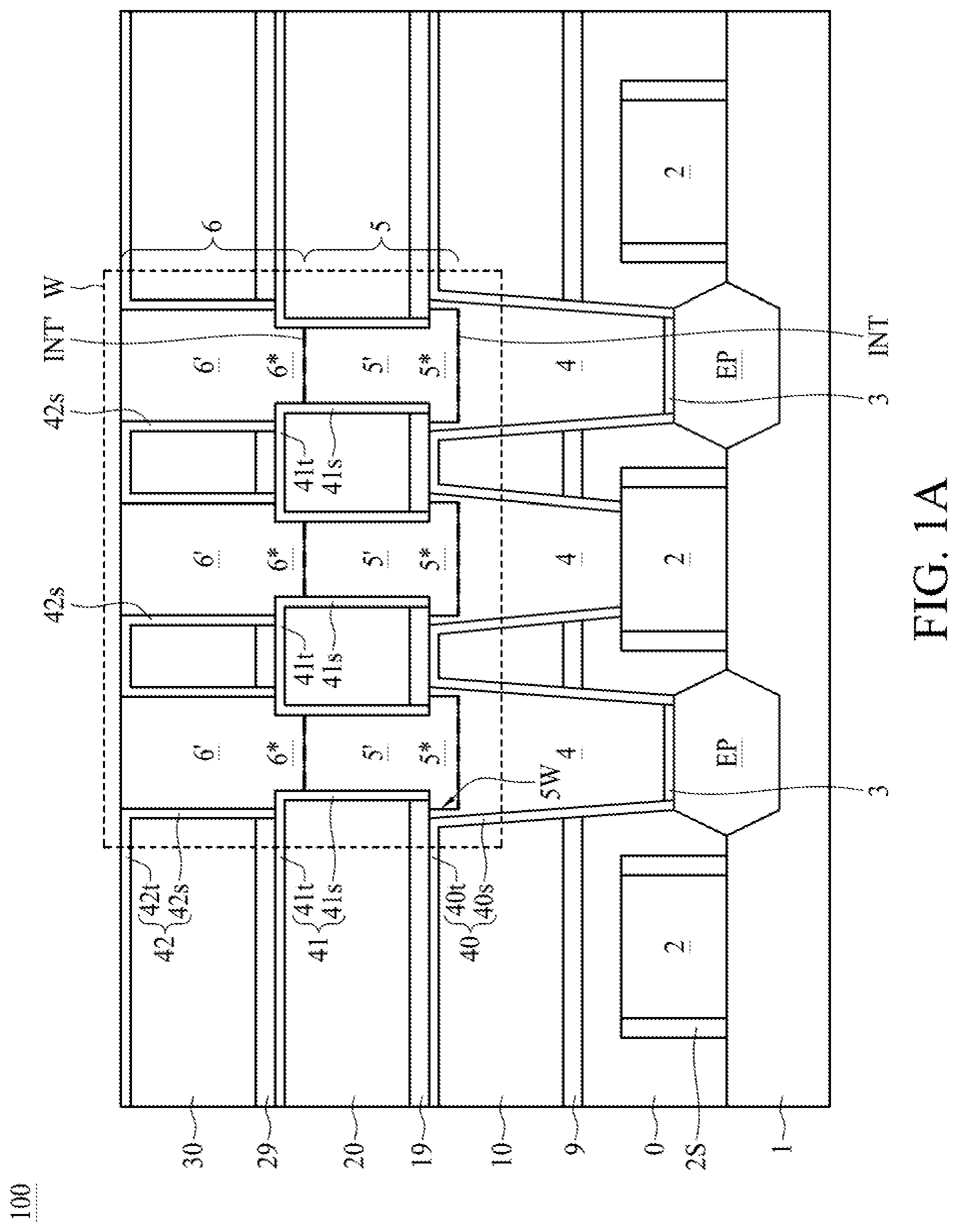 Patent US12308312 Figure 1 – Interconnect structure and method for manufacturing the interconnect structure