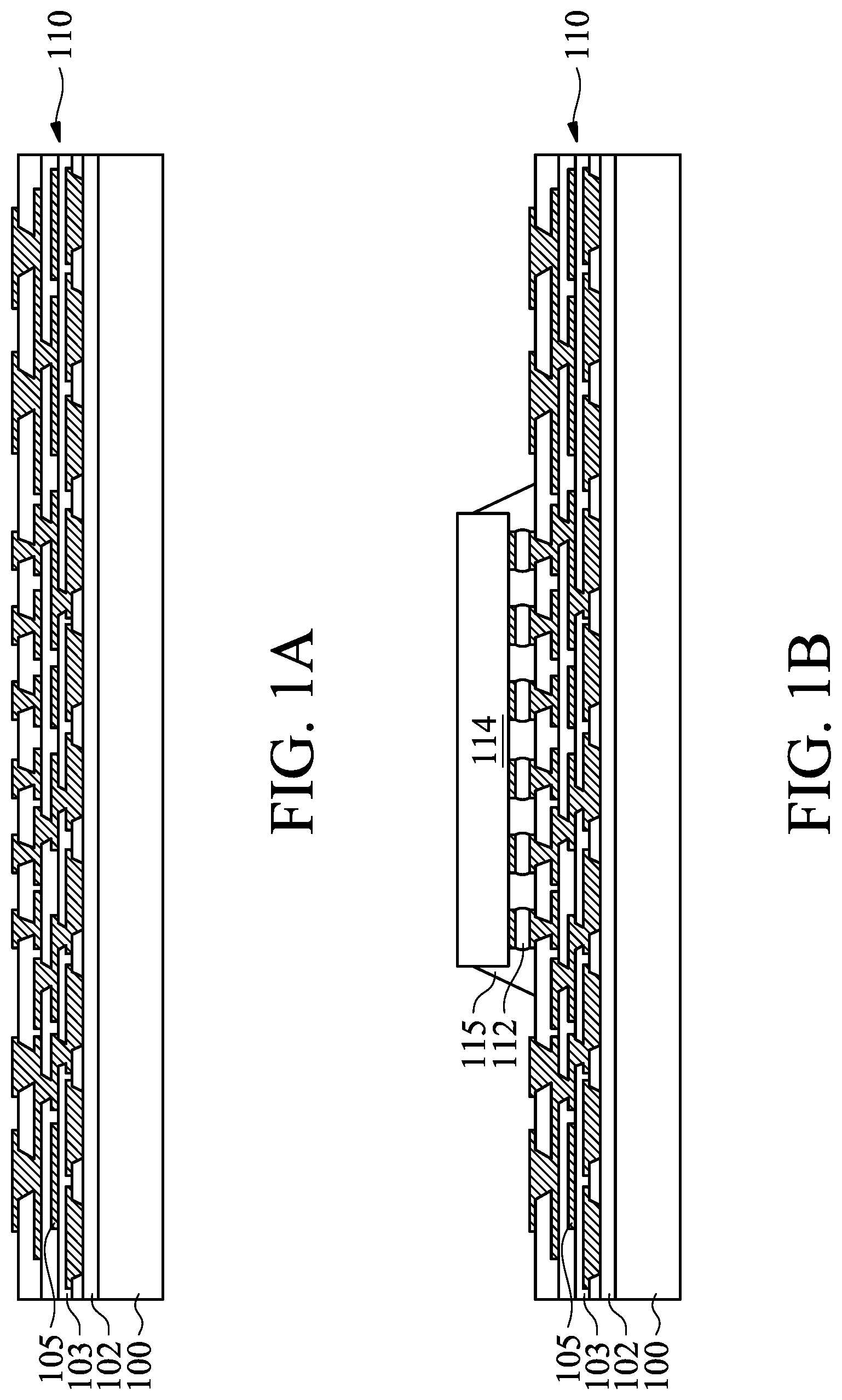 Patent US12308313 Figure 1 – Semiconductor package with improved interposer structure